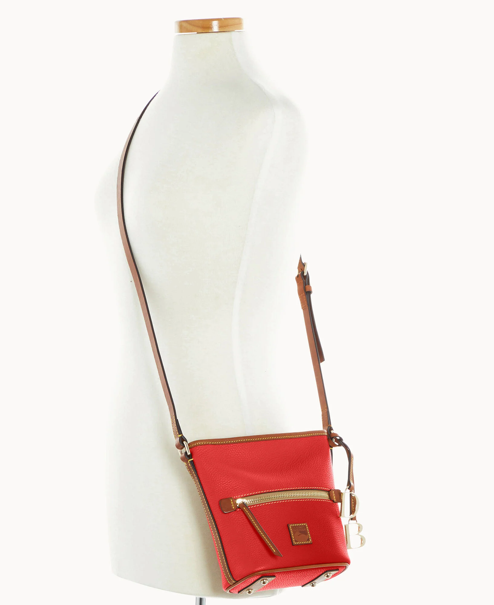 Pebble Grain Small Zip Sac - Image 7