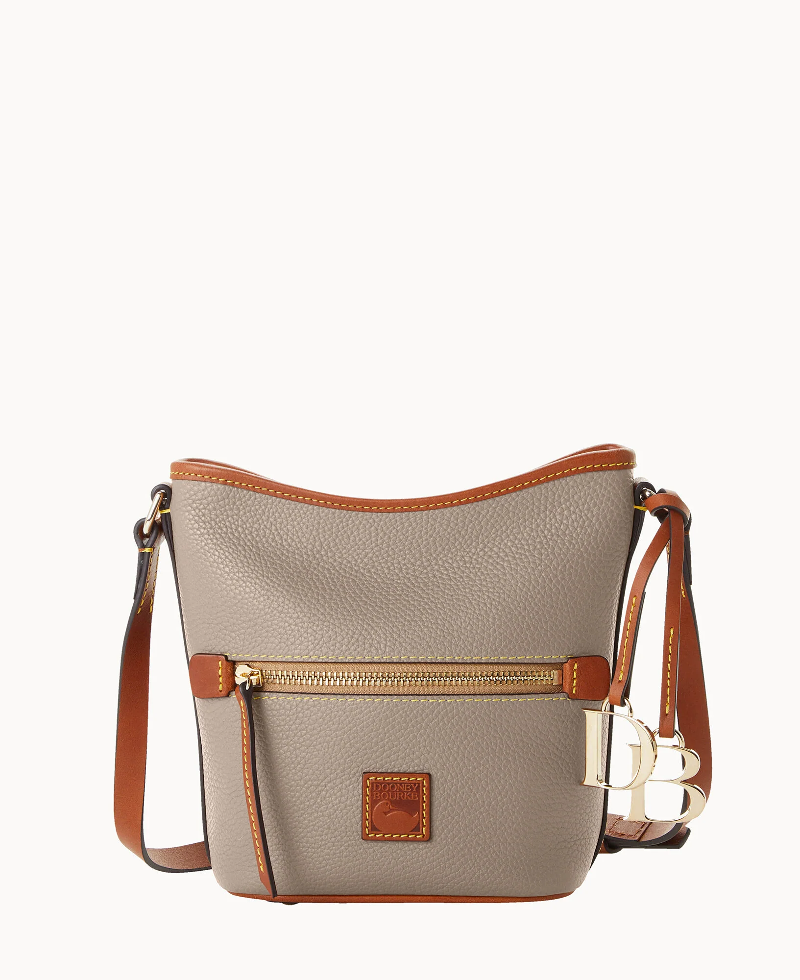 Pebble Grain Small Zip Sac - Image 8