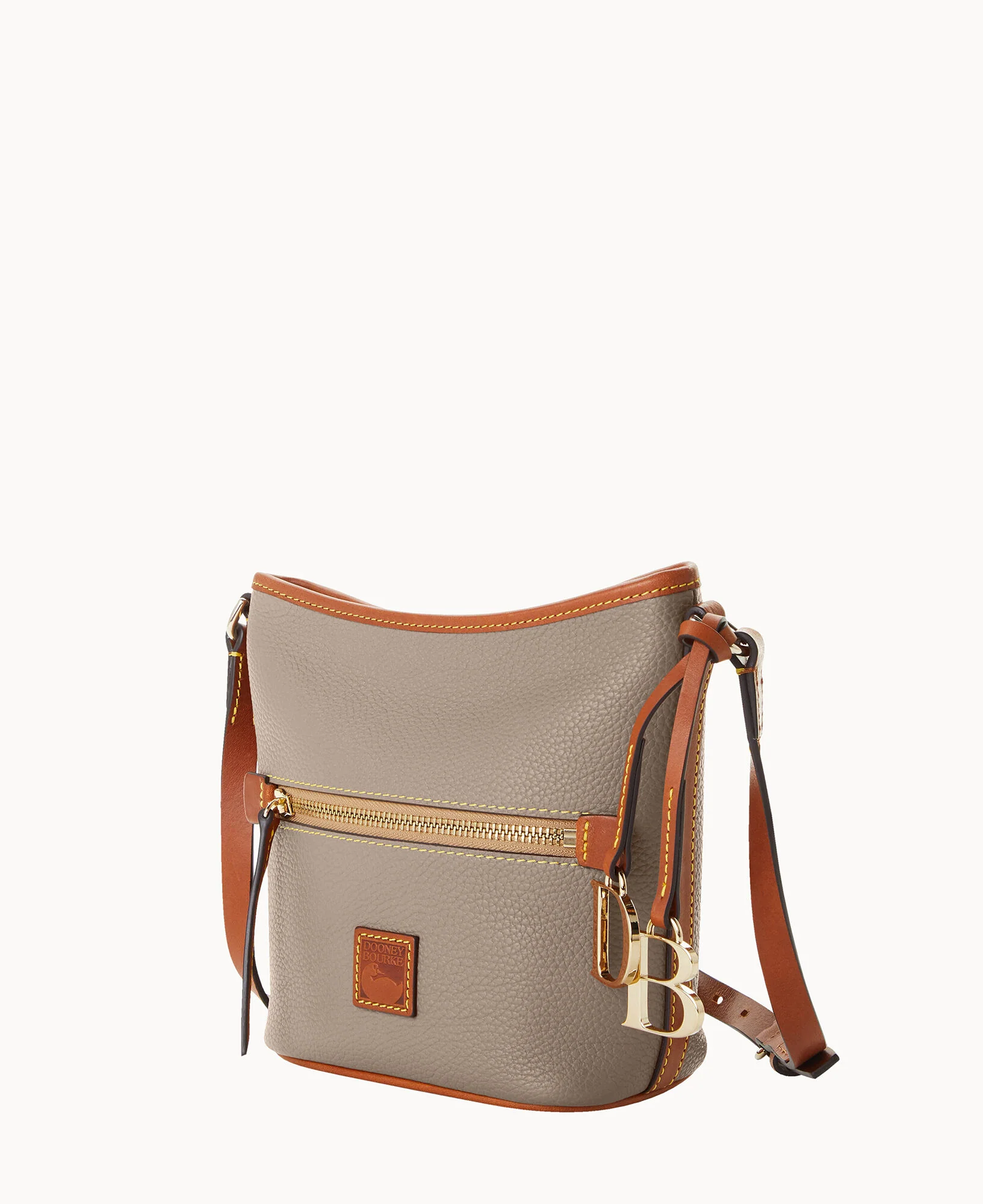 Pebble Grain Small Zip Sac - Image 9