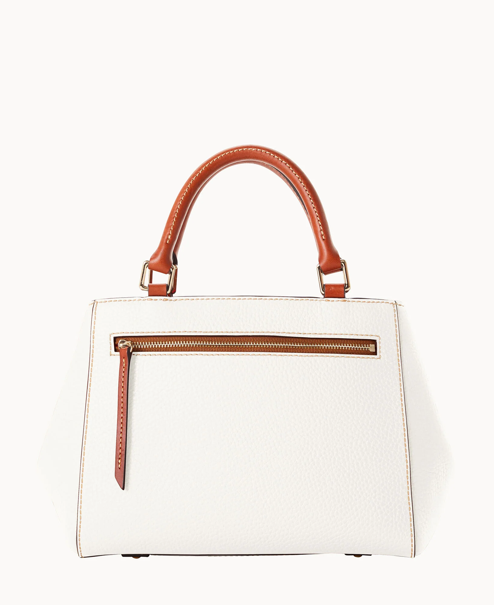 Pebble Grain Small Zip Satchel - Image 127