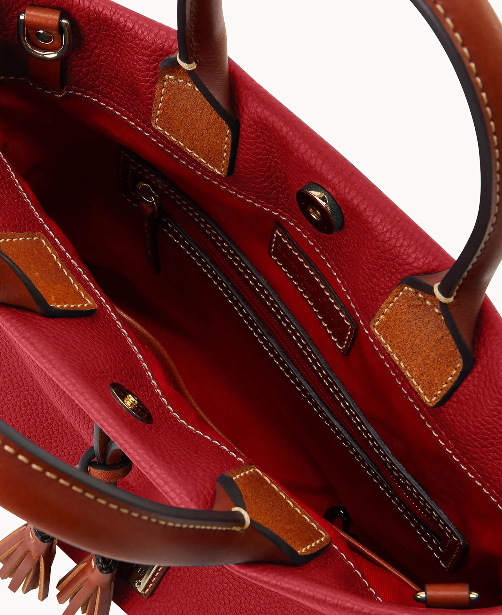 Pebble Grain Tassel Tote - Image 6