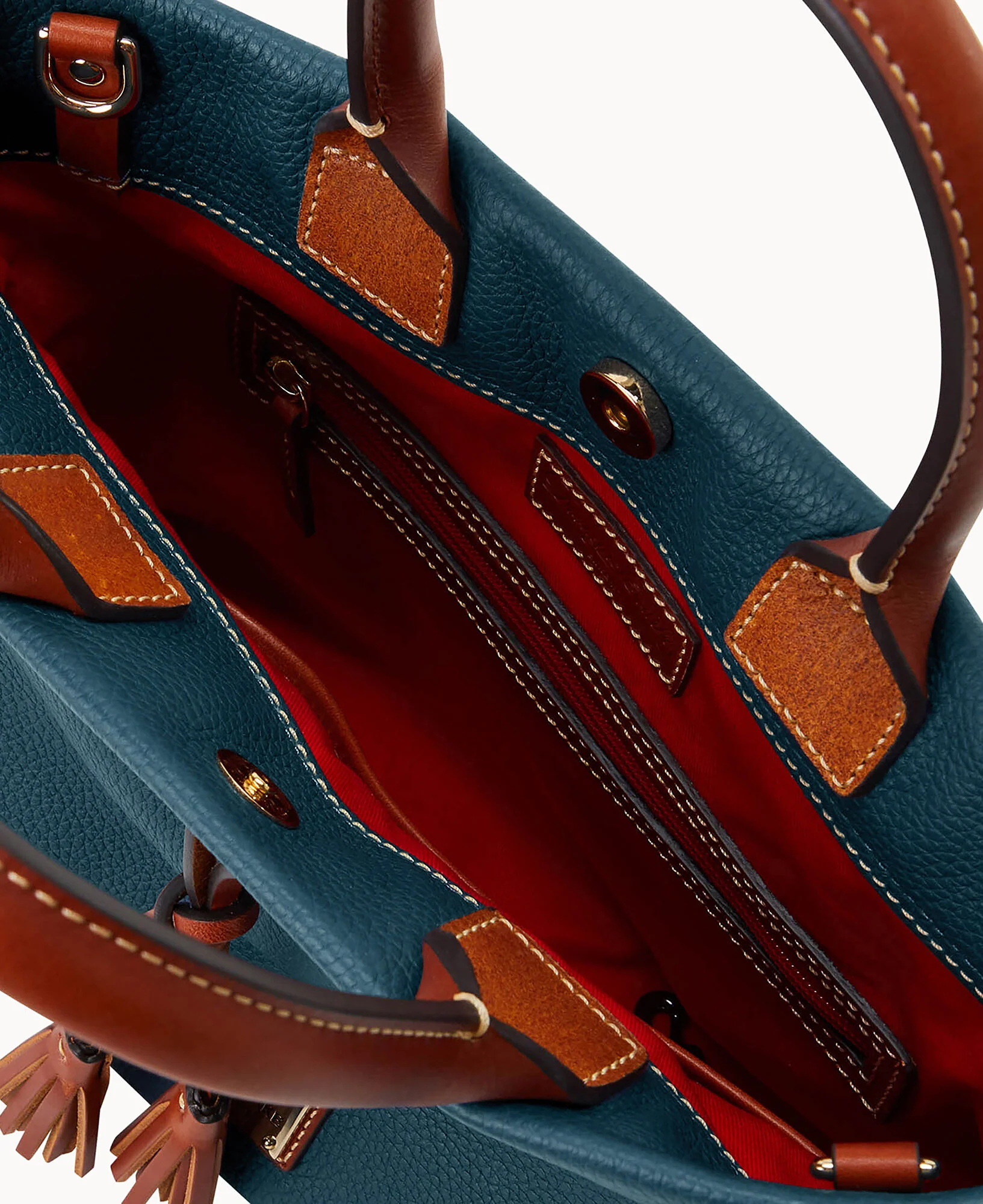 Pebble Grain Tassel Tote - Image 8