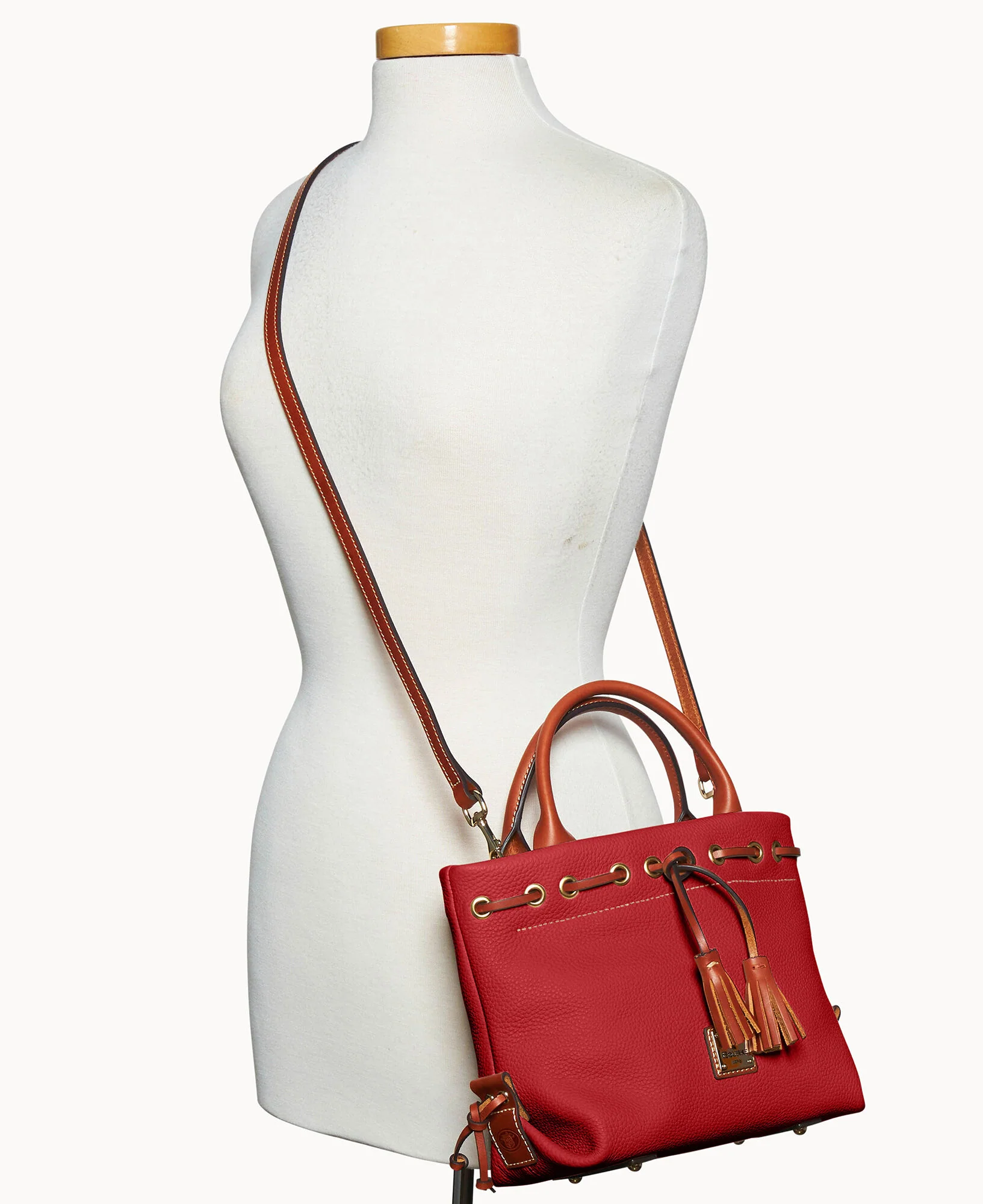 Pebble Grain Tassel Tote - Image 38