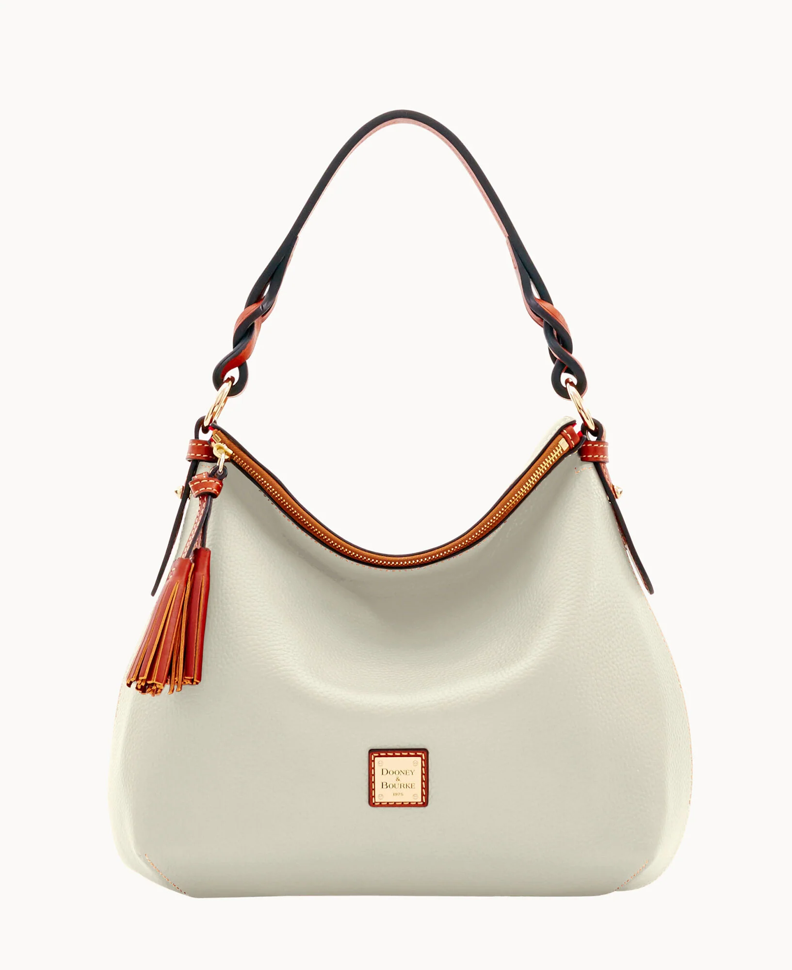 Pebble Grain Twist Strap Hobo - Image 36