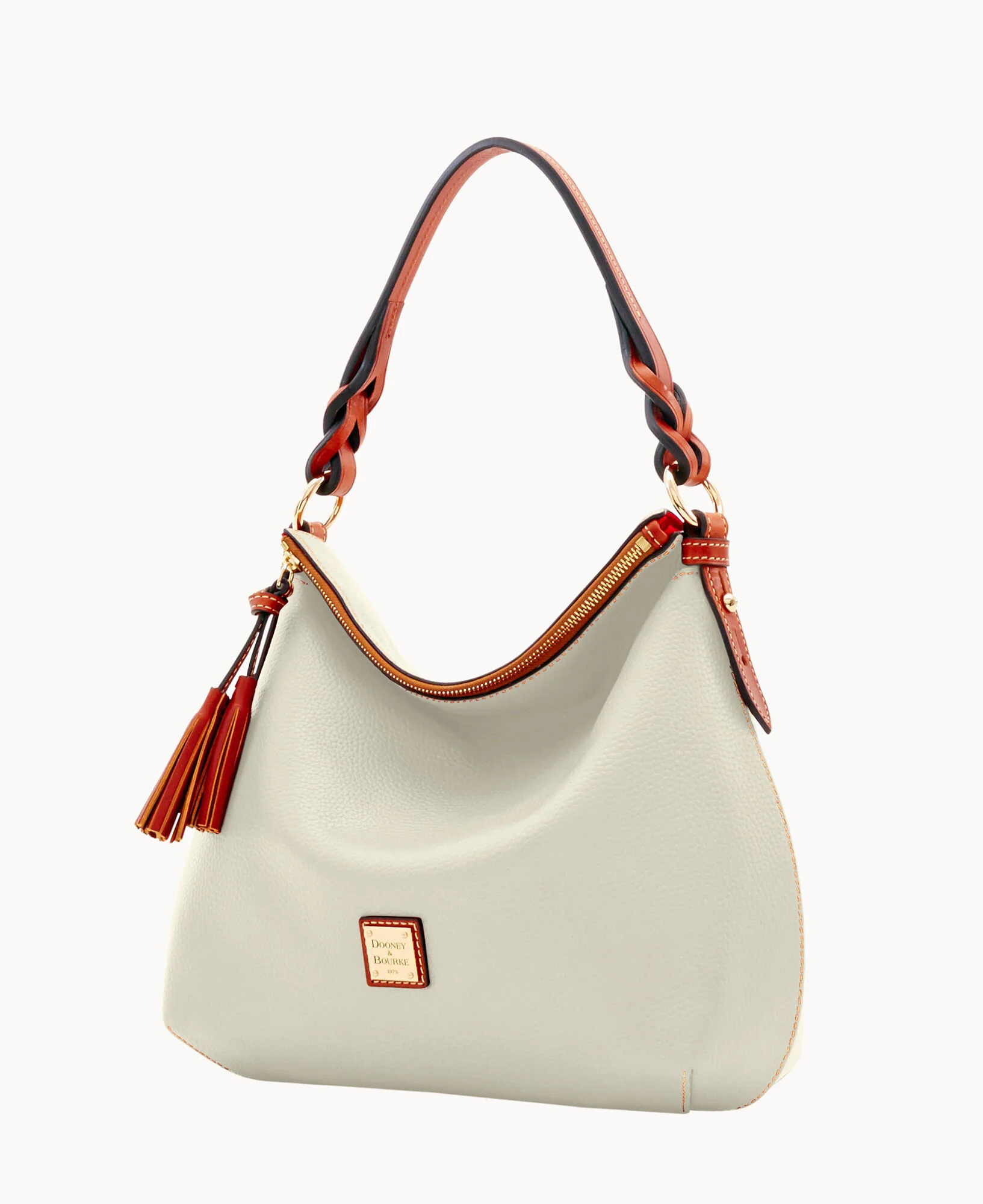Pebble Grain Twist Strap Hobo - Image 37