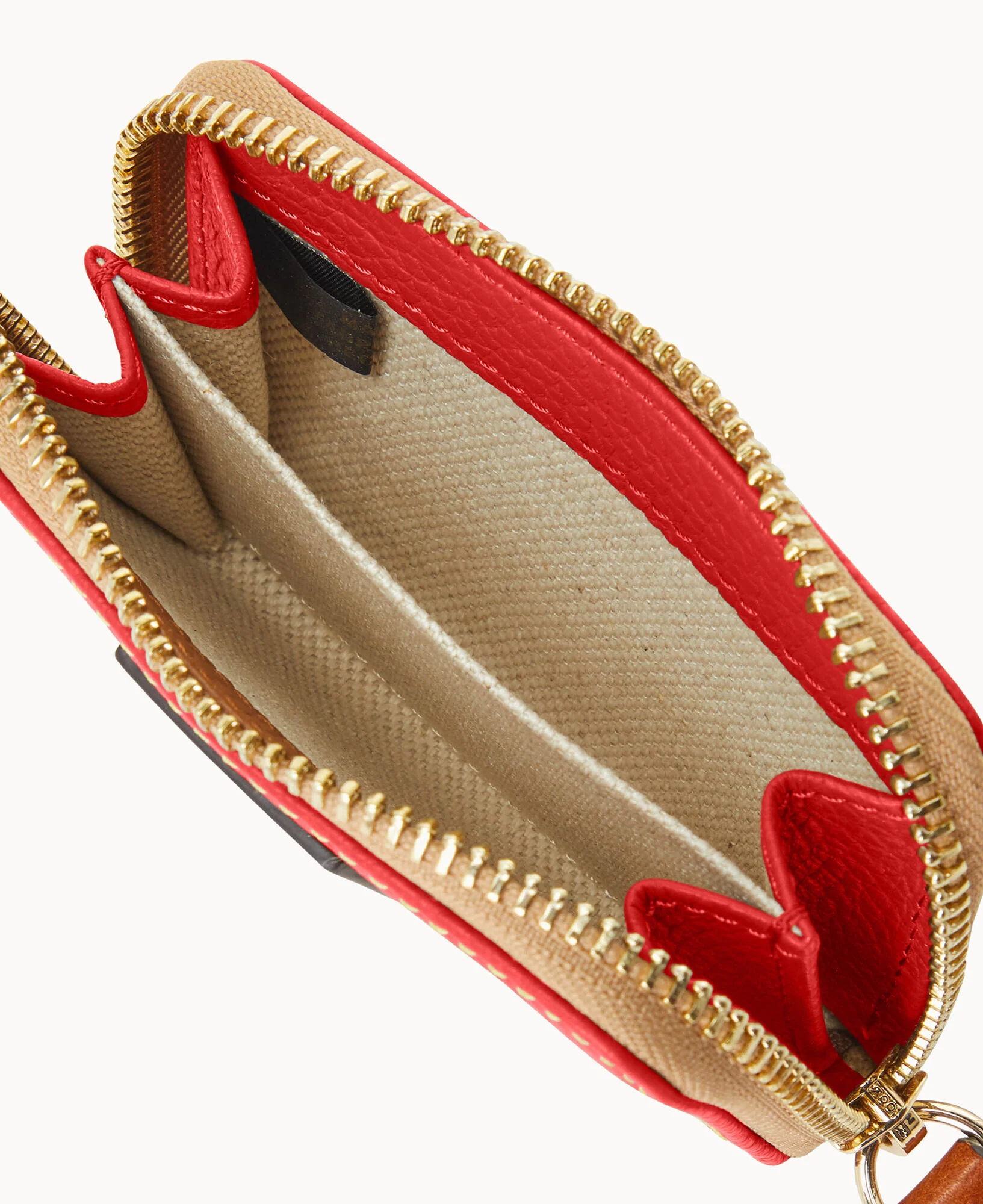 Pebble Grain Zip Around Credit Card Case - Image 14