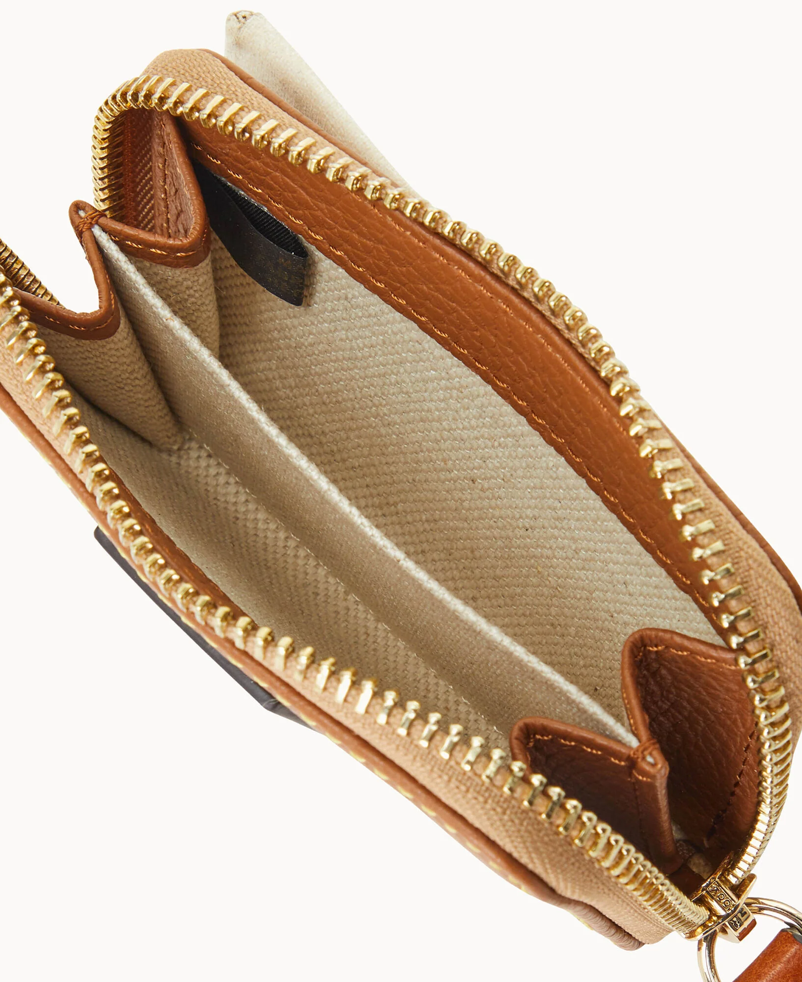 Pebble Grain Zip Around Credit Card Case - Image 17