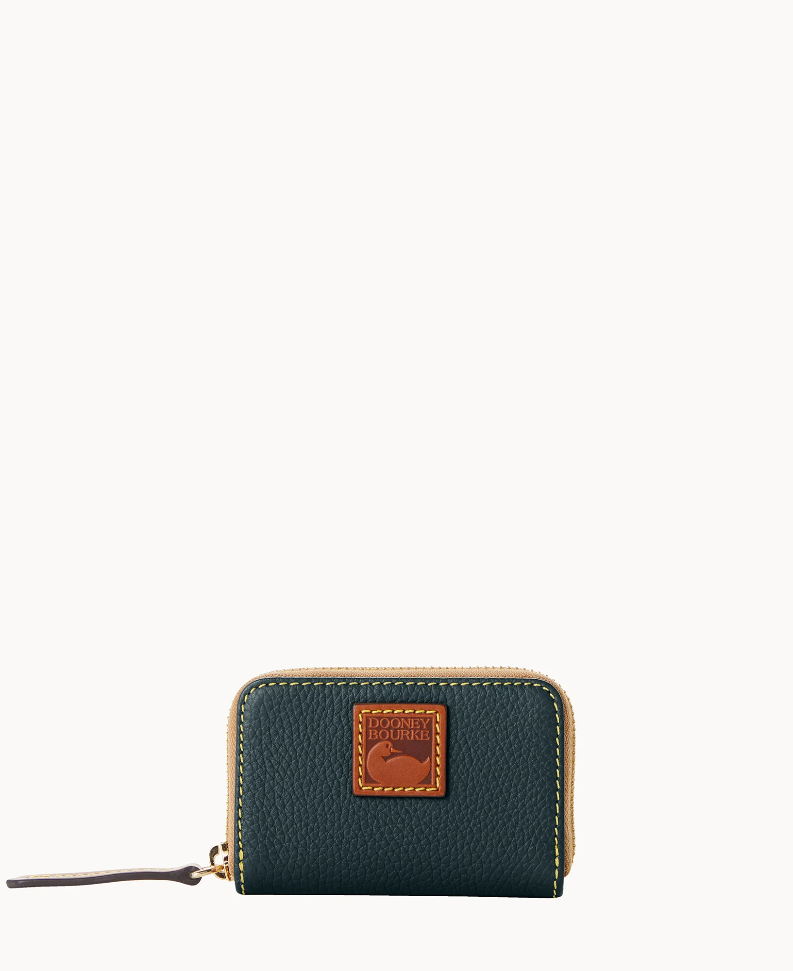 Pebble Grain Zip Around Credit Card Case - Image 18