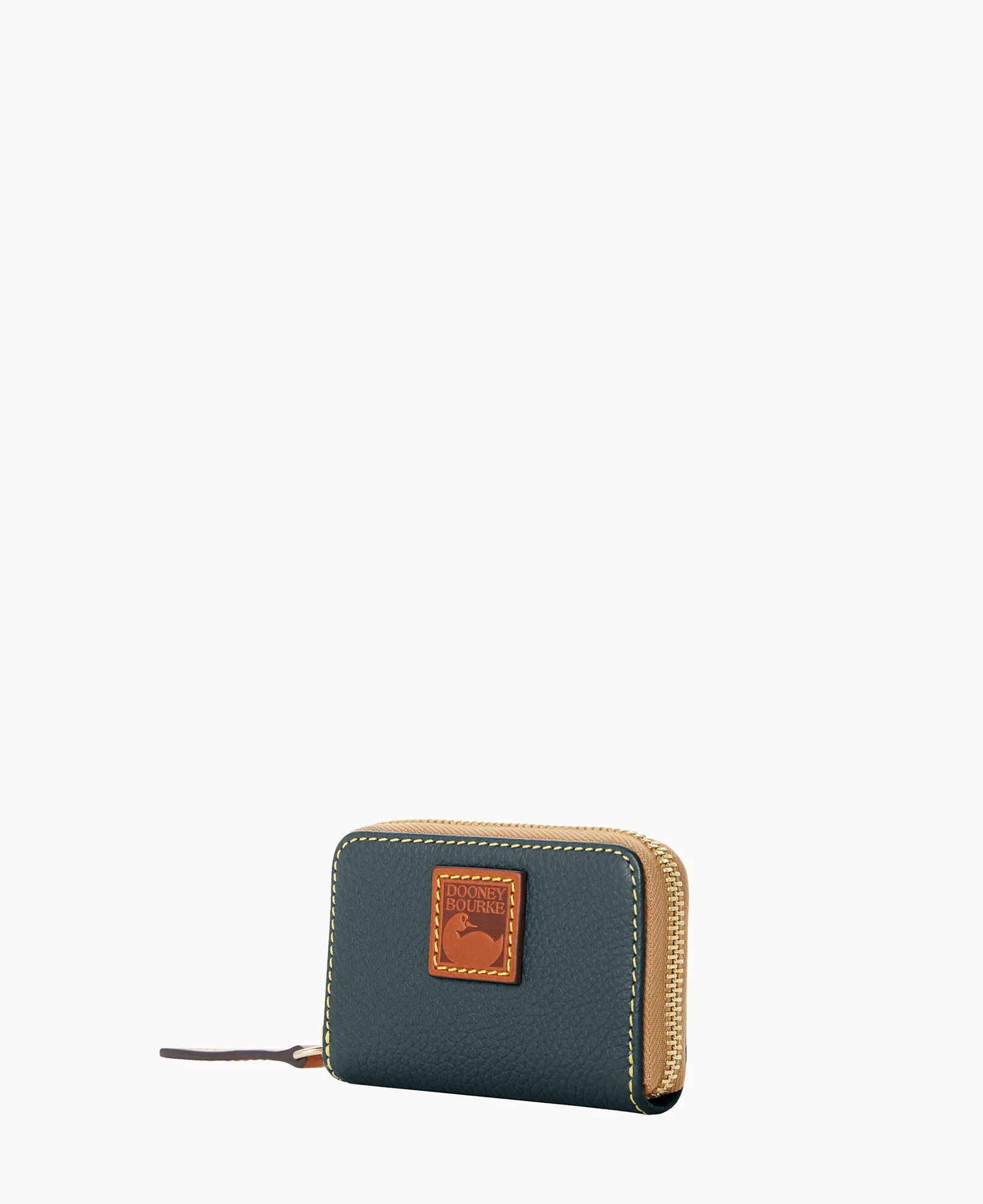Pebble Grain Zip Around Credit Card Case - Image 19