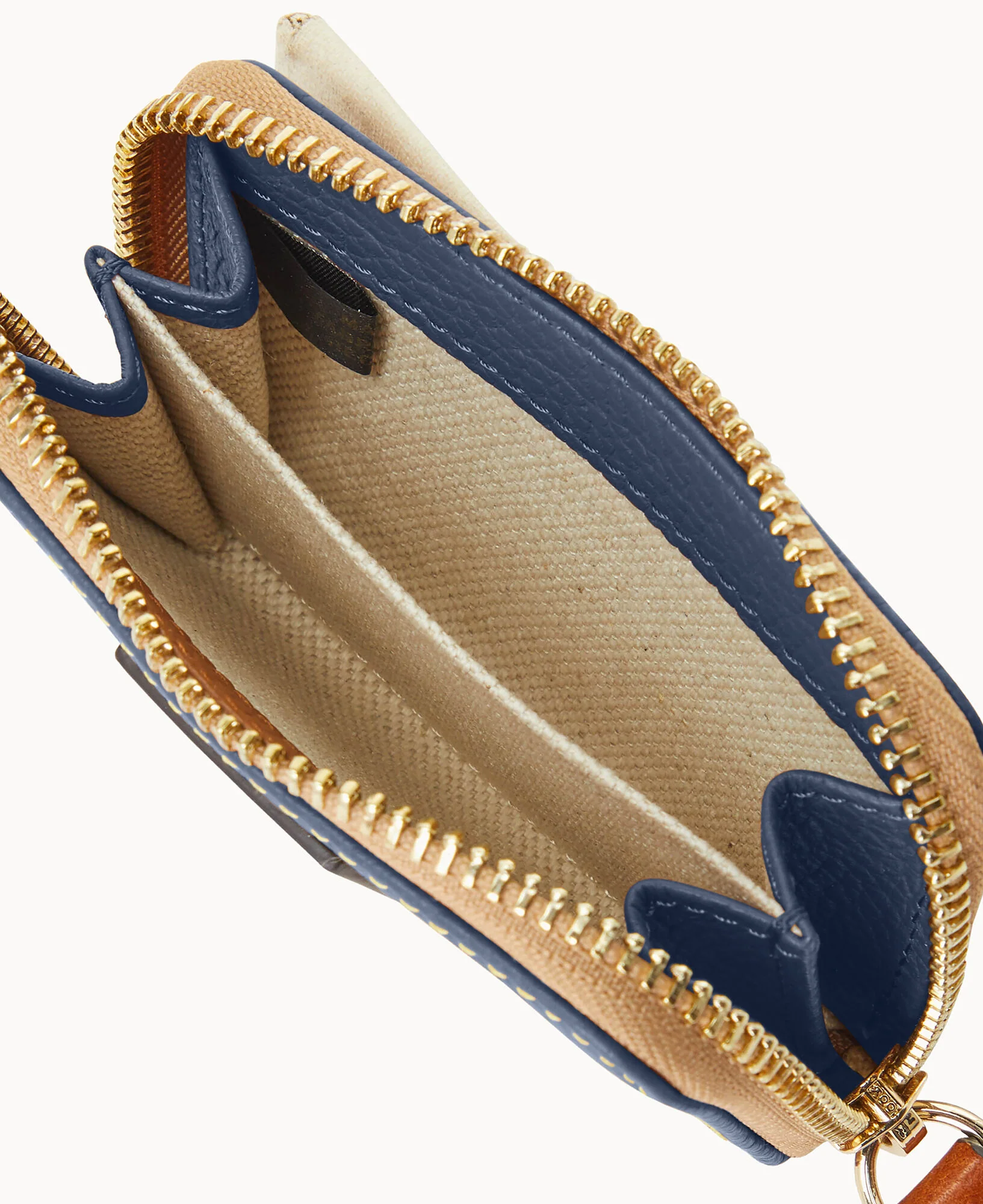 Pebble Grain Zip Around Credit Card Case - Image 23