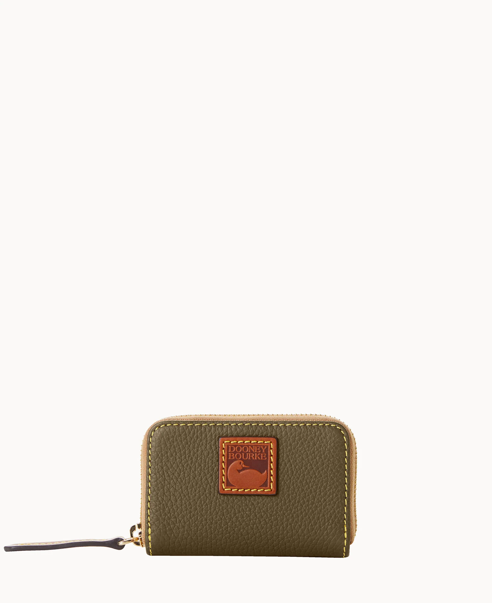 Pebble Grain Zip Around Credit Card Case - Image 24
