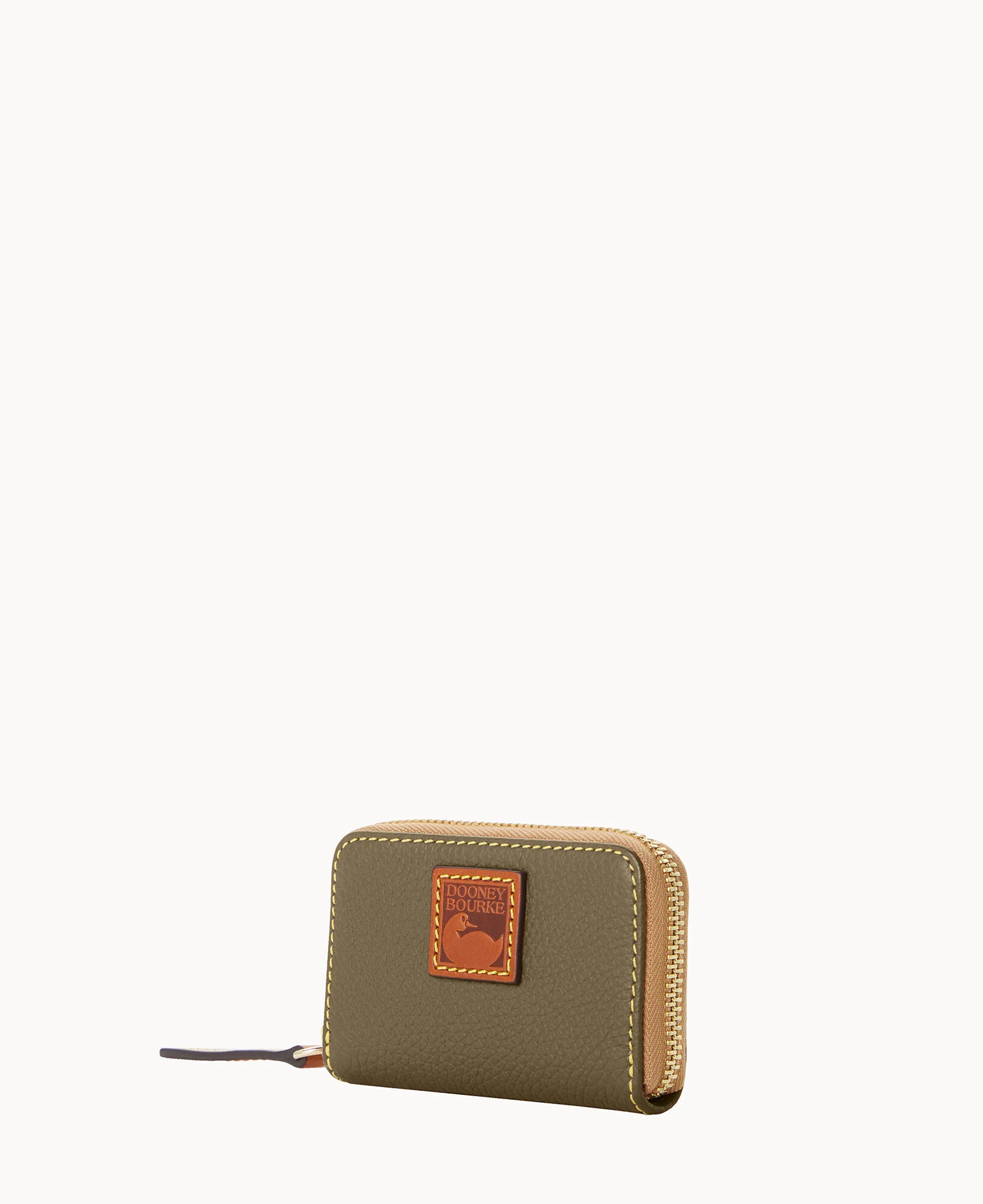 Pebble Grain Zip Around Credit Card Case - Image 25