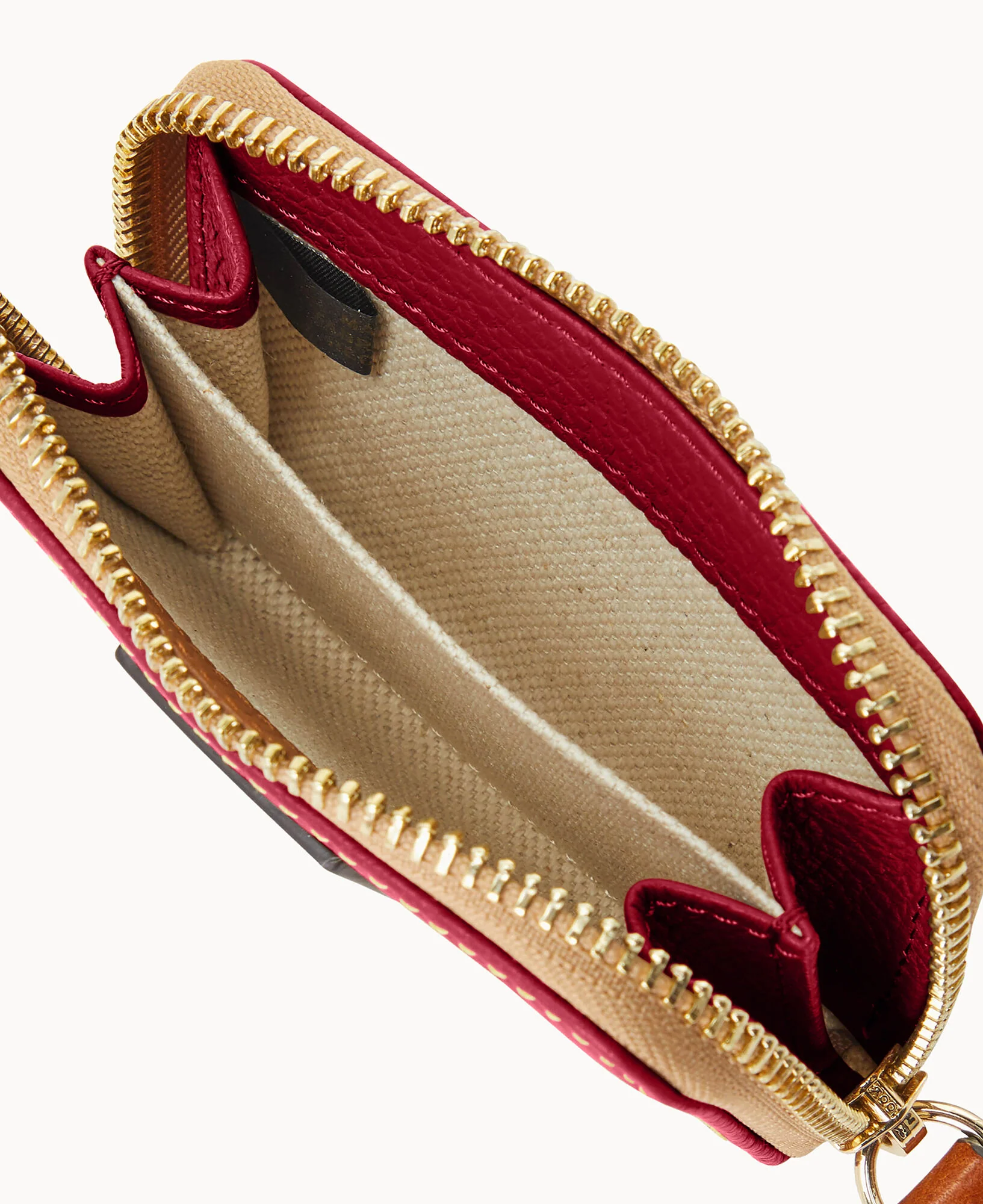 Pebble Grain Zip Around Credit Card Case - Image 29