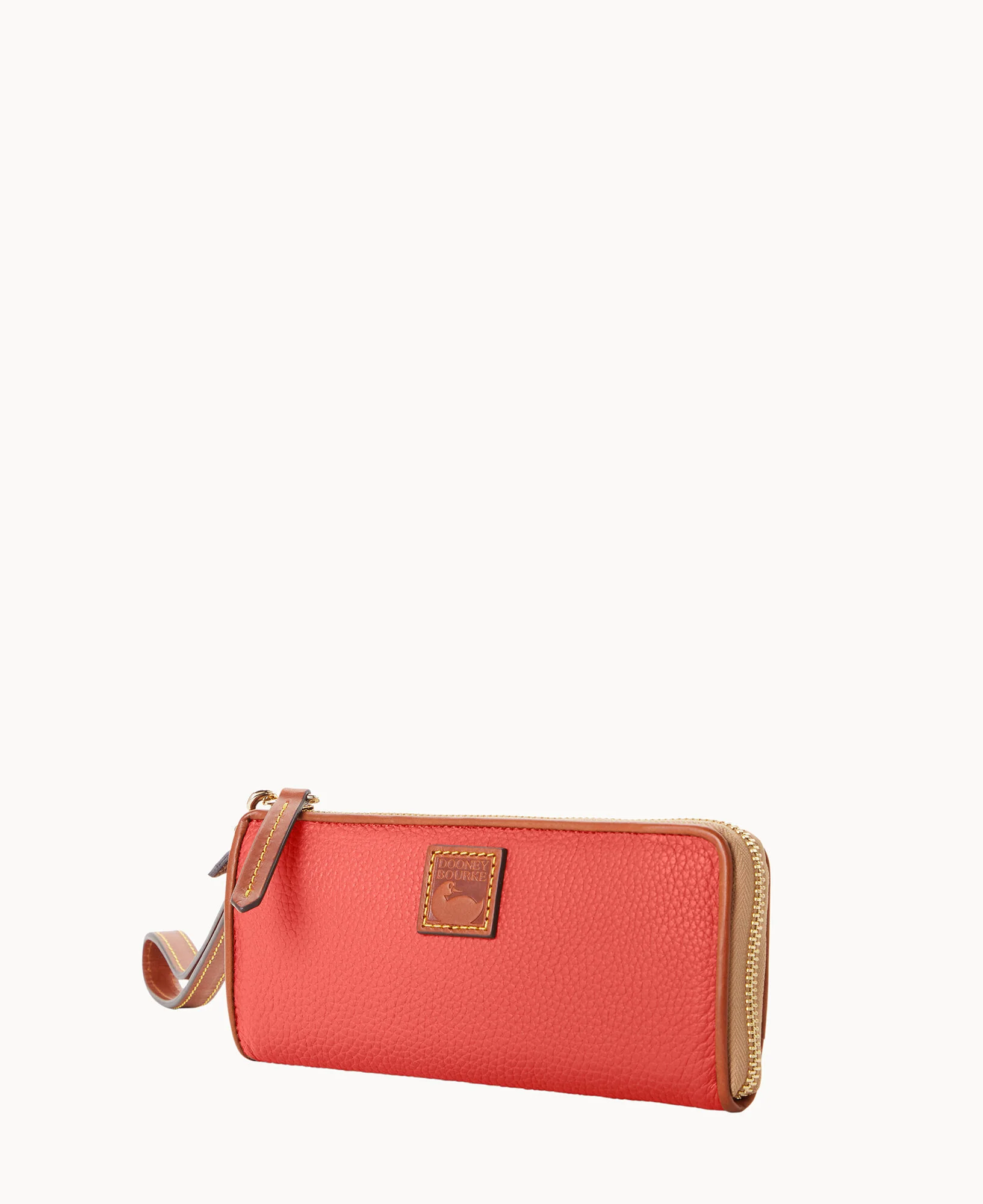 Pebble Grain Zip Clutch Wristlet - Image 5