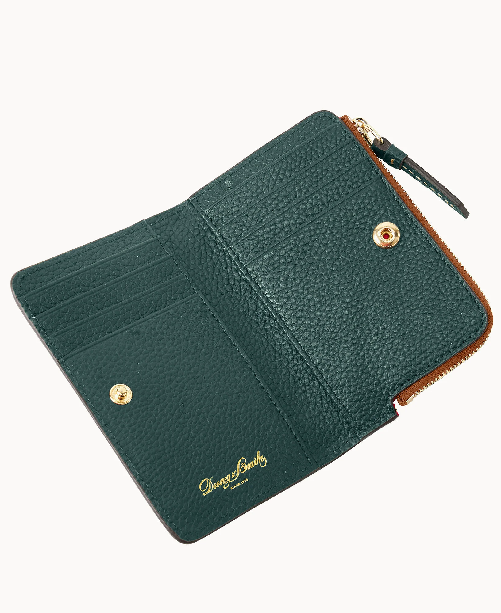 Pebble Grain Zip Credit Card Wallet 14 - Image 56
