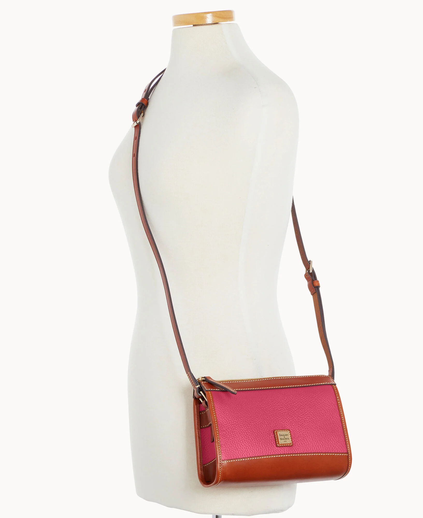 Pebble Grain Zip Crossbody - Image 22