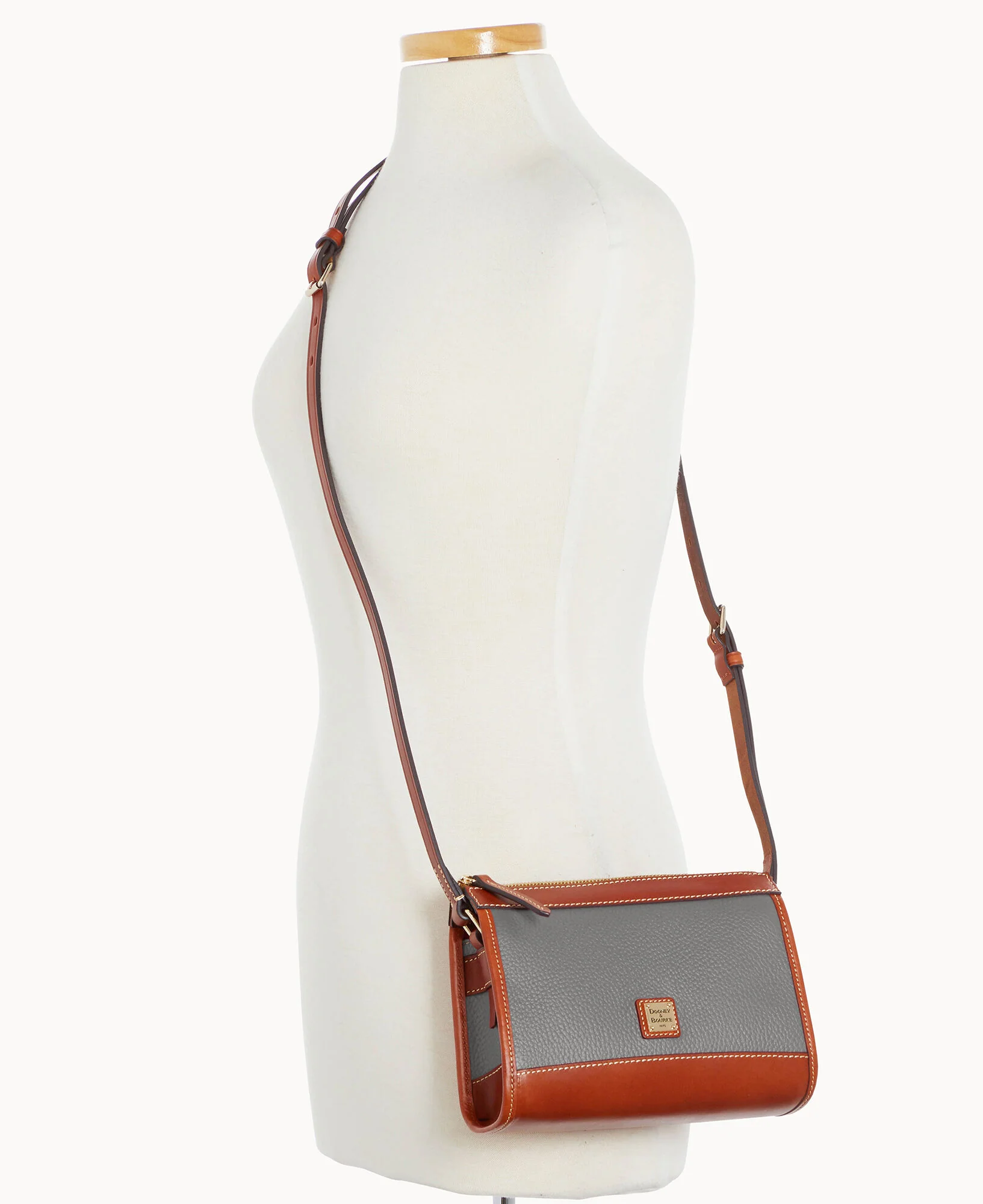 Pebble Grain Zip Crossbody - Image 32