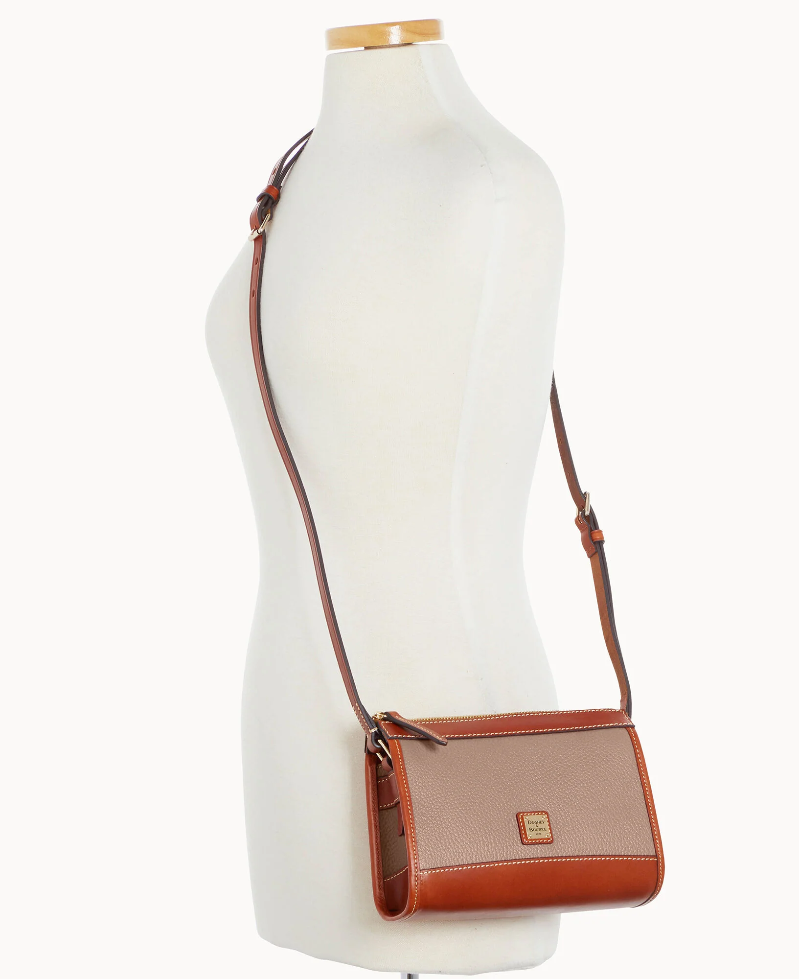 Pebble Grain Zip Crossbody - Image 35