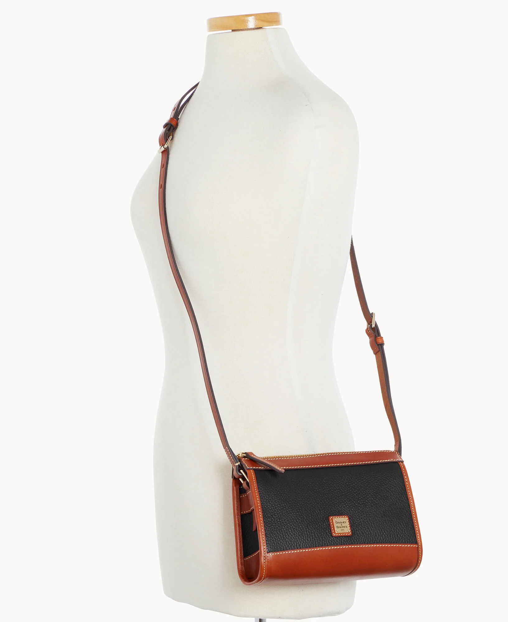 Pebble Grain Zip Crossbody - Image 9