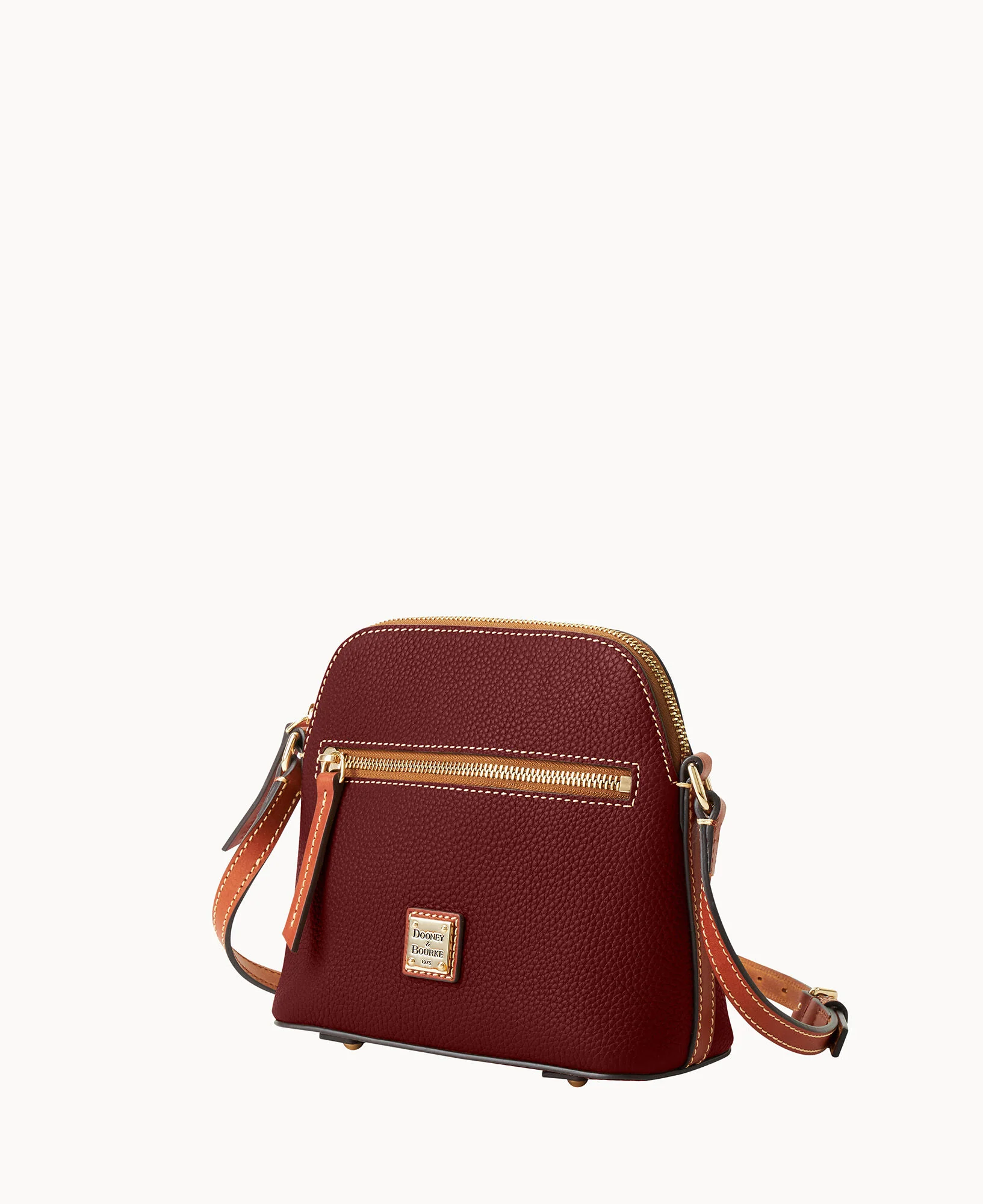 Pebble Grain Zip Domed Crossbody - Image 14