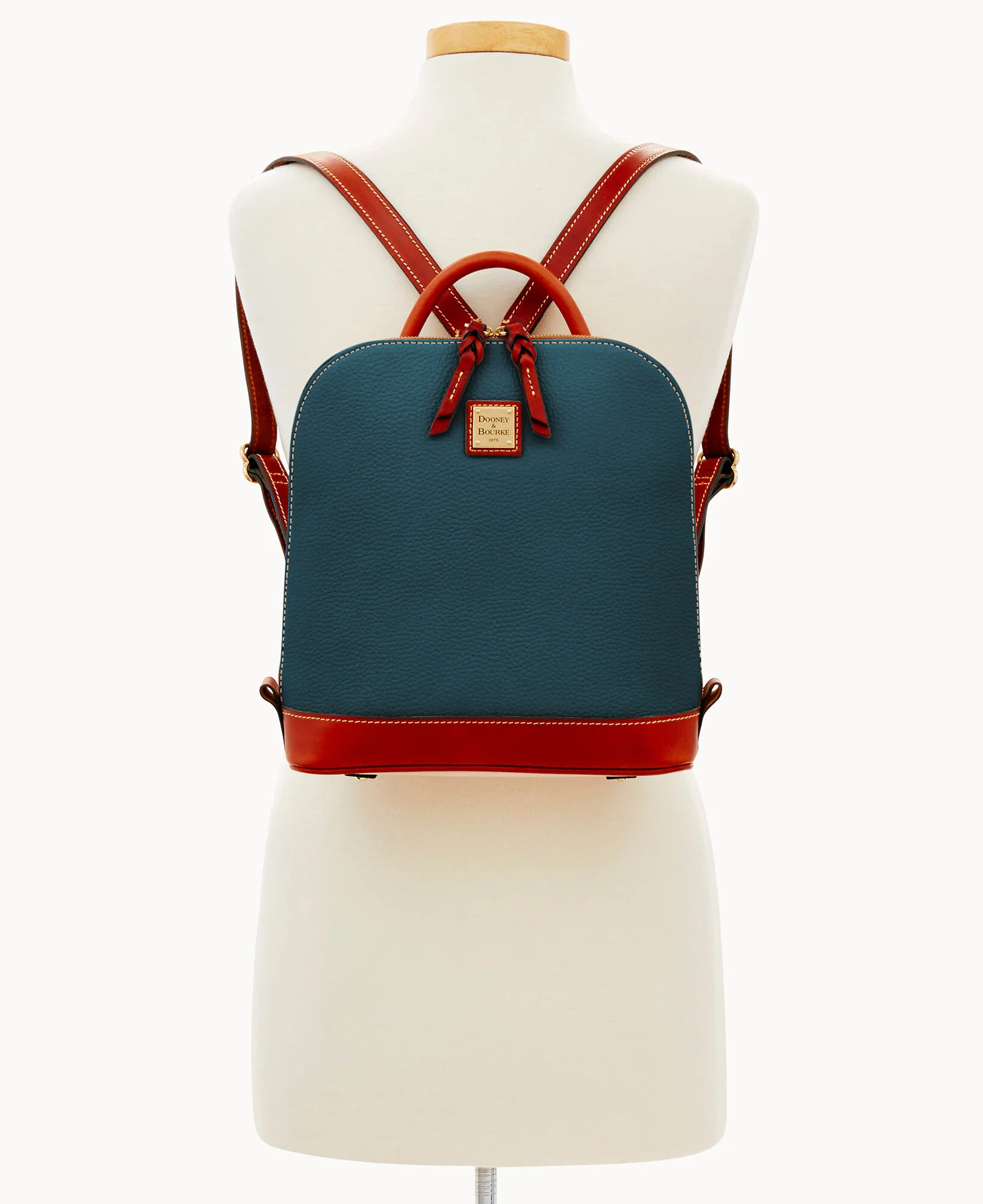 Pebble Grain Zip Pod Backpack - Image 2