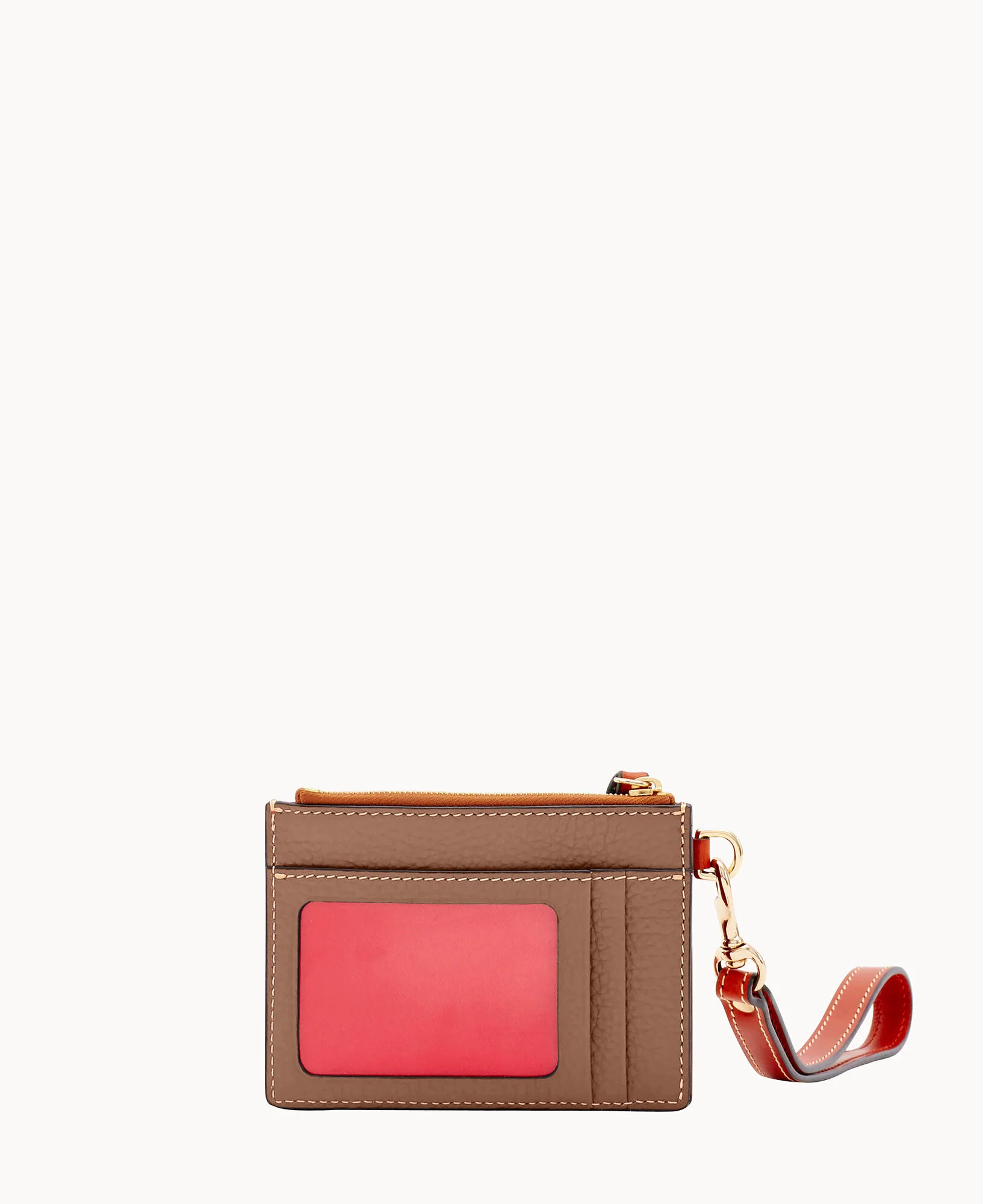 Pebble Grain Zip Top Credit Card Wristlet - Image 104