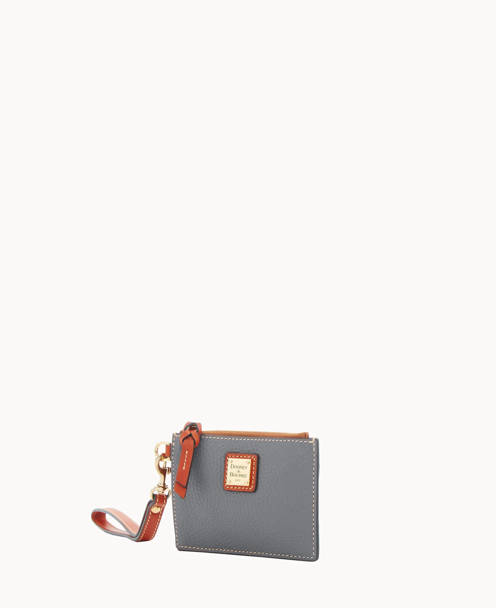 Pebble Grain Zip Top Credit Card Wristlet - Image 105