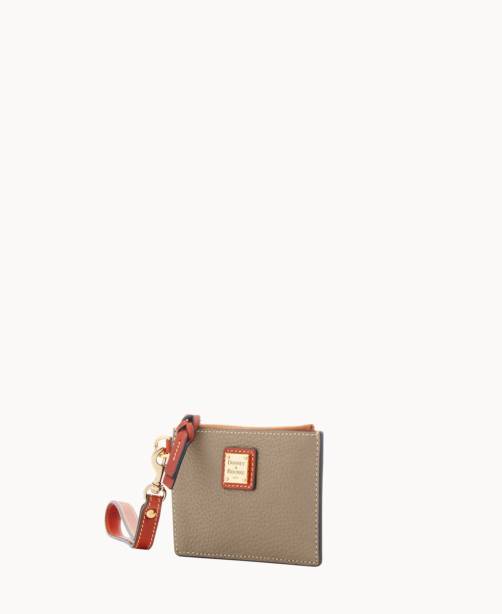 Pebble Grain Zip Top Credit Card Wristlet - Image 111