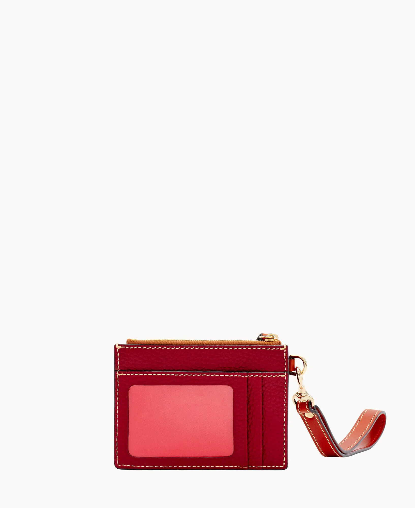 Pebble Grain Zip Top Credit Card Wristlet - Image 119