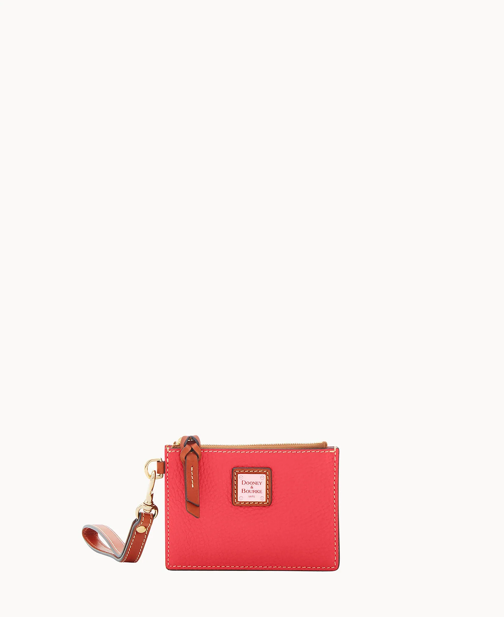 Pebble Grain Zip Top Credit Card Wristlet - Image 133