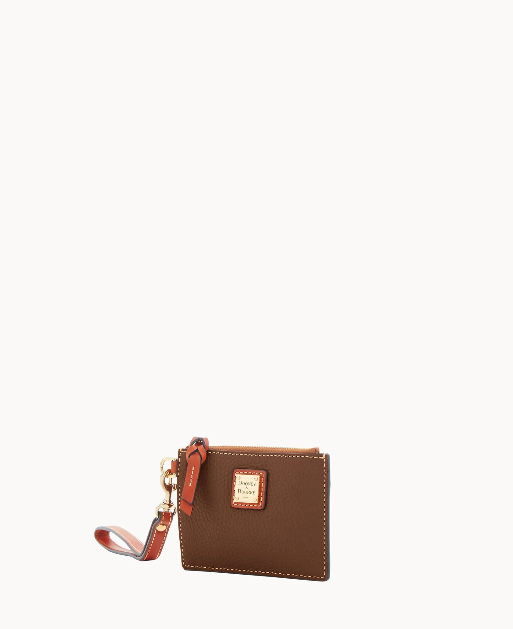 Pebble Grain Zip Top Credit Card Wristlet - Image 44