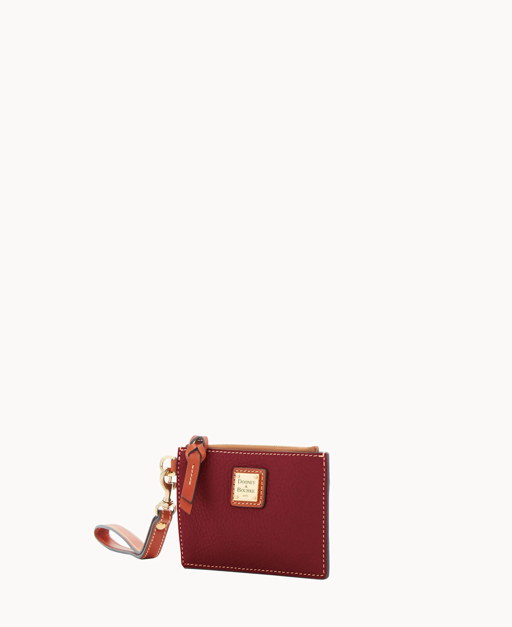 Pebble Grain Zip Top Credit Card Wristlet - Image 47