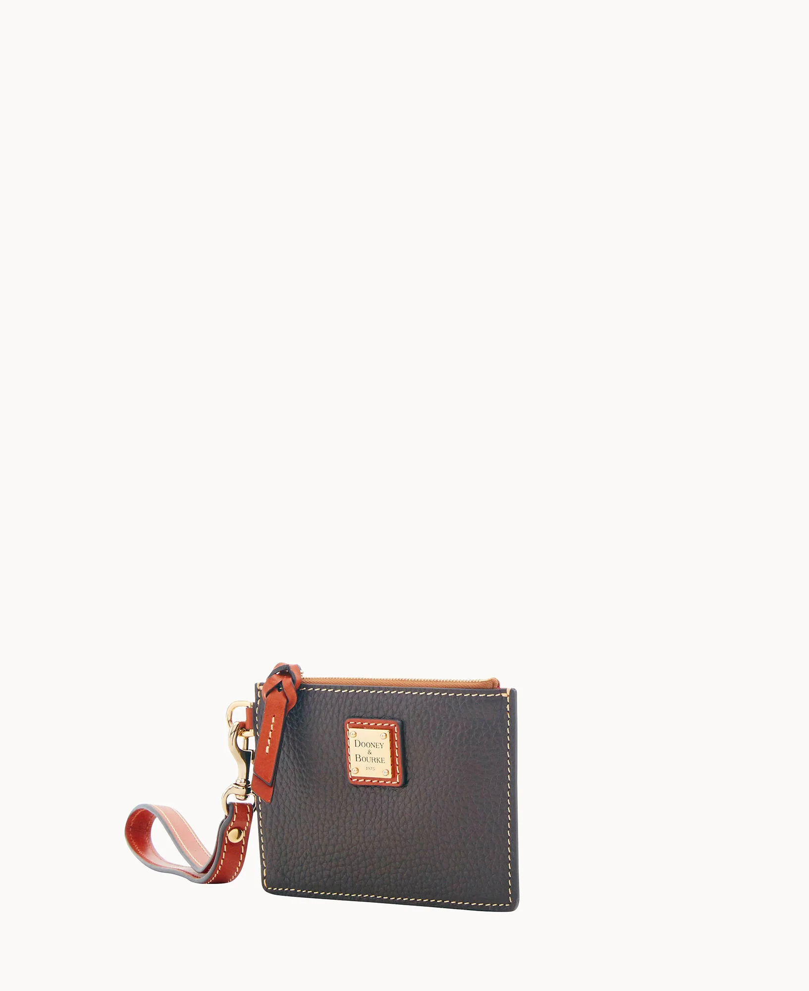 Pebble Grain Zip Top Credit Card Wristlet - Image 53