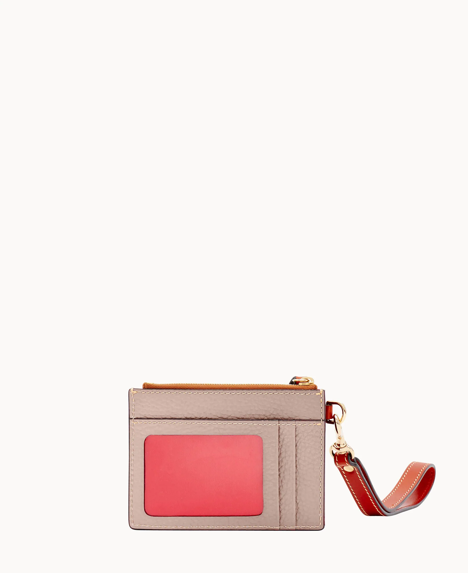 Pebble Grain Zip Top Credit Card Wristlet - Image 67