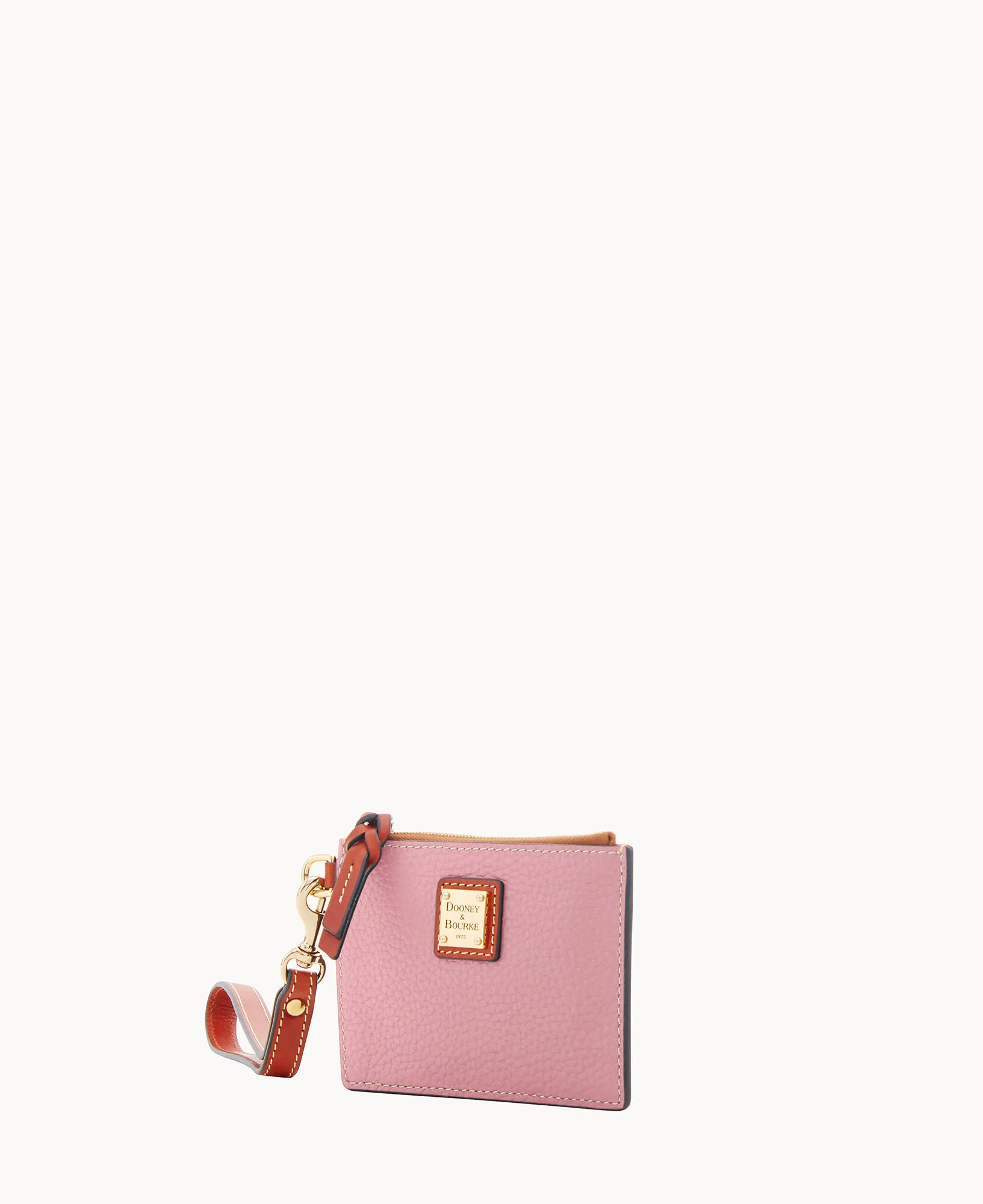 Pebble Grain Zip Top Credit Card Wristlet - Image 77