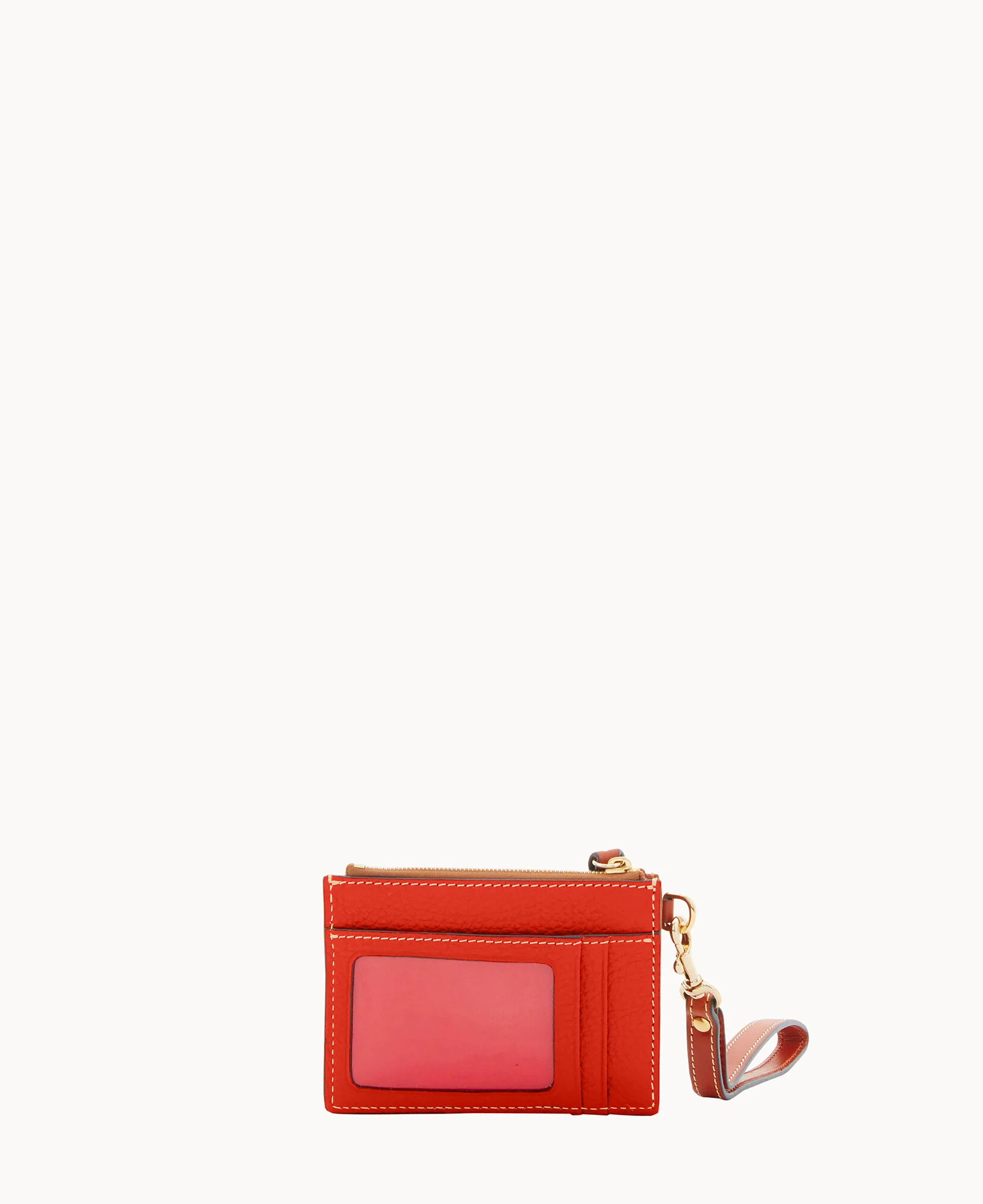 Pebble Grain Zip Top Credit Card Wristlet - Image 89
