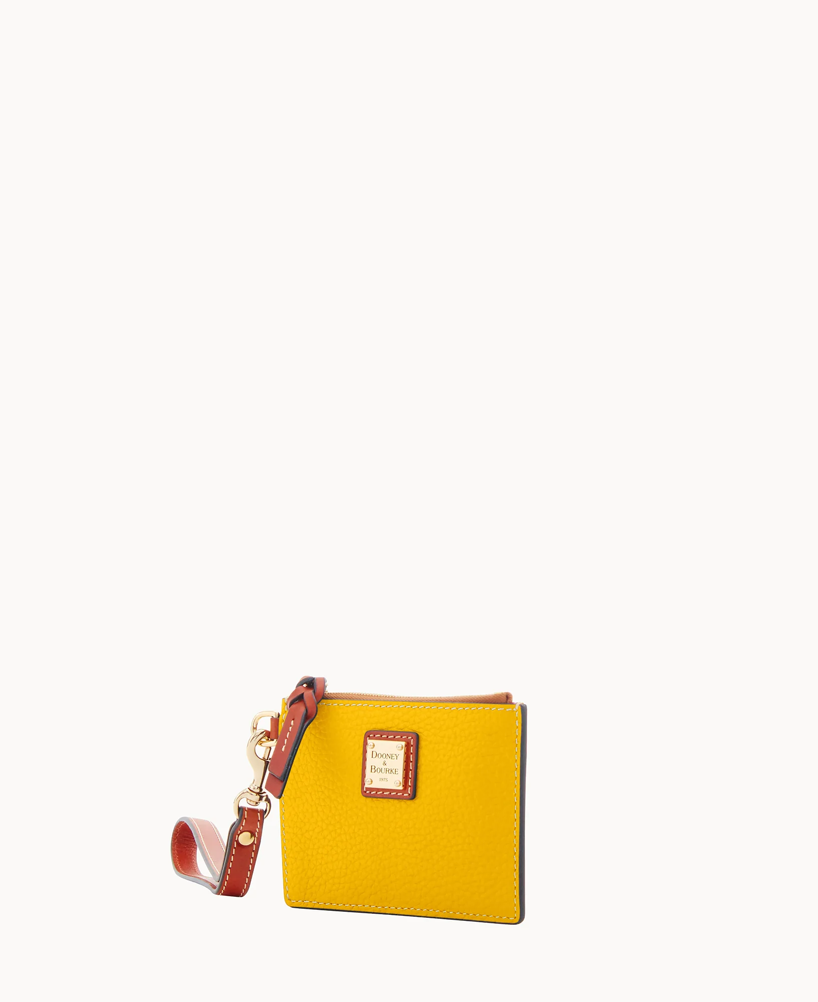 Pebble Grain Zip Top Credit Card Wristlet - Image 90