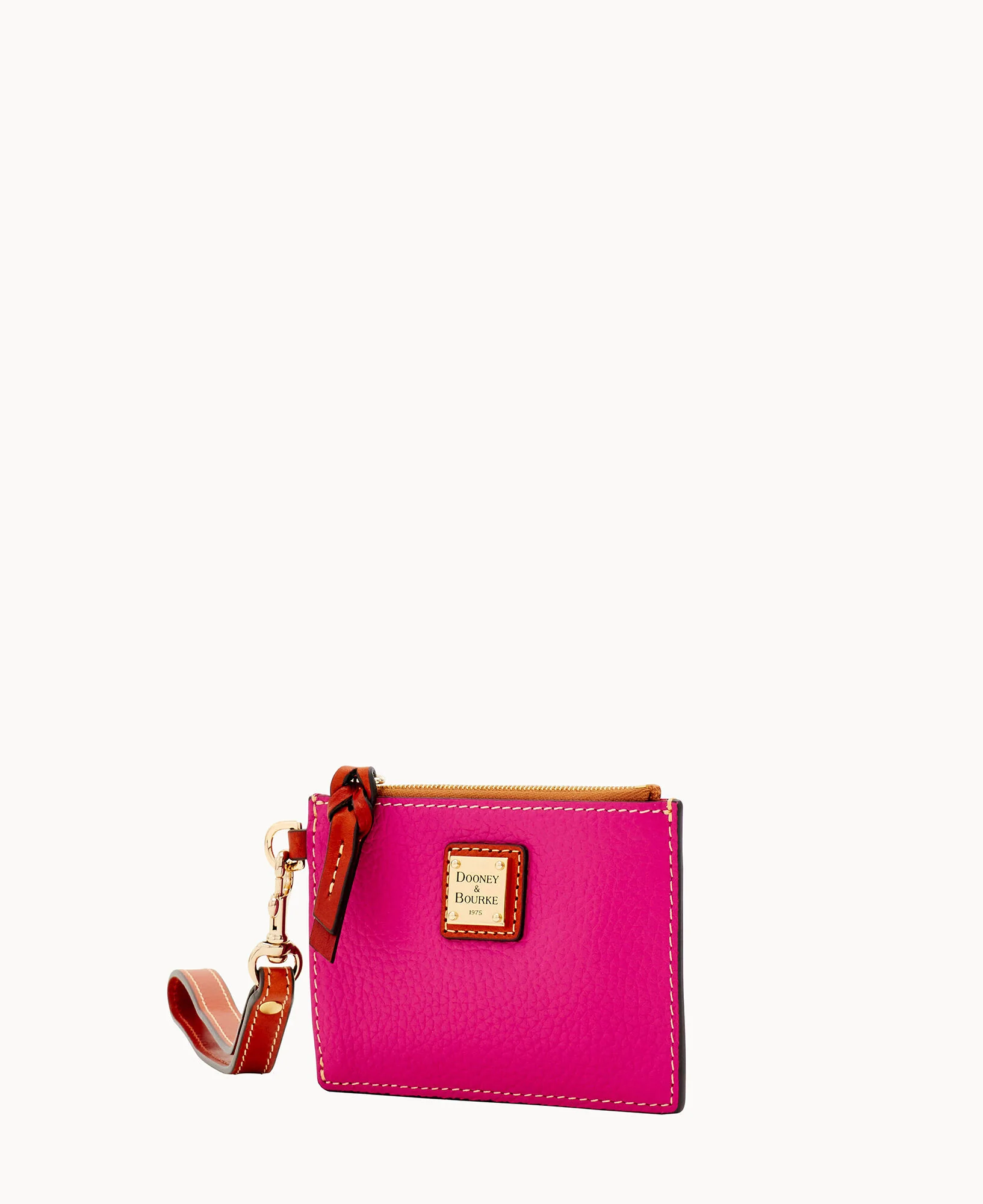 Pebble Grain Zip Top Credit Card Wristlet - Image 99