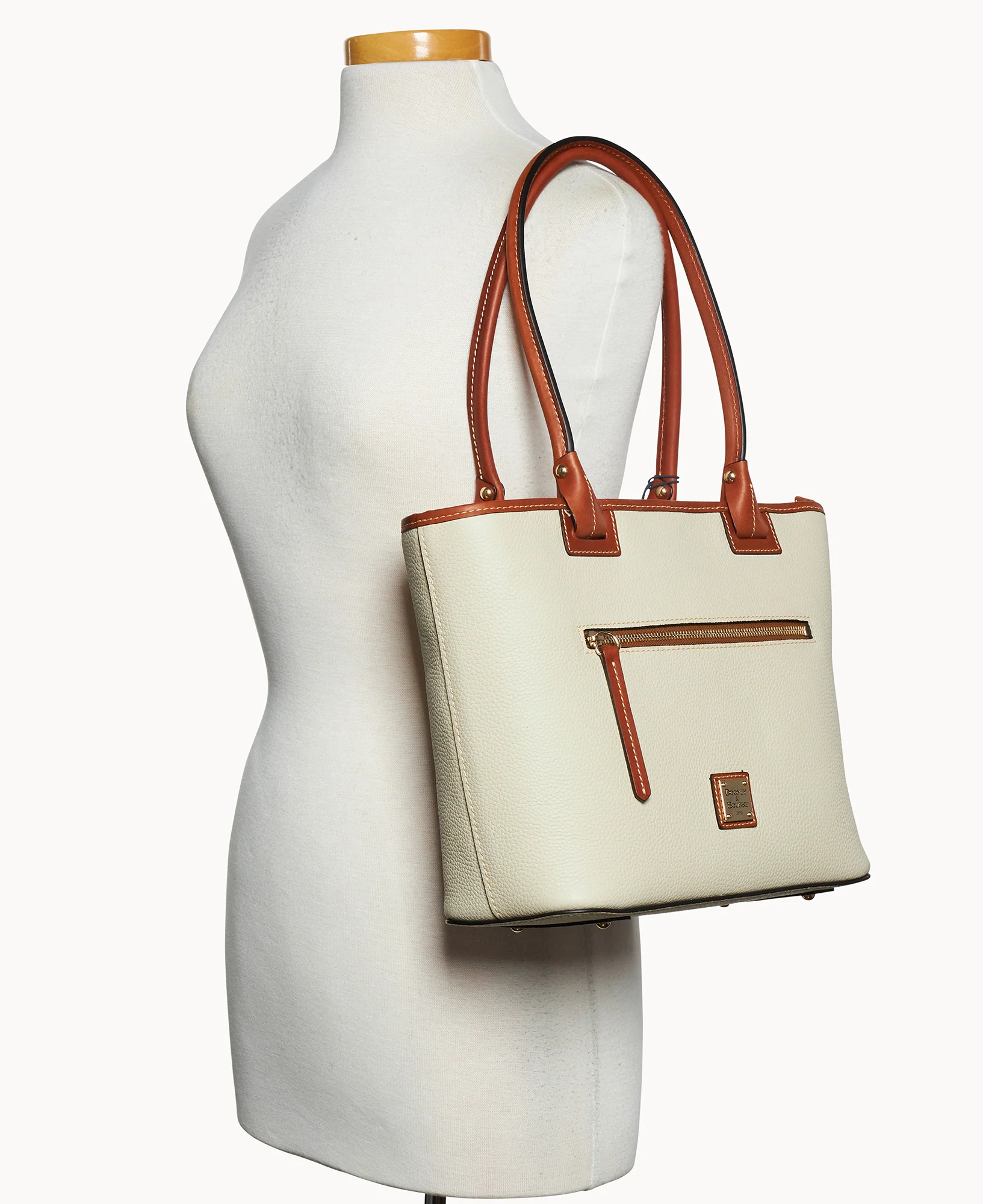 Pebble Grain Zip Tote - Image 8