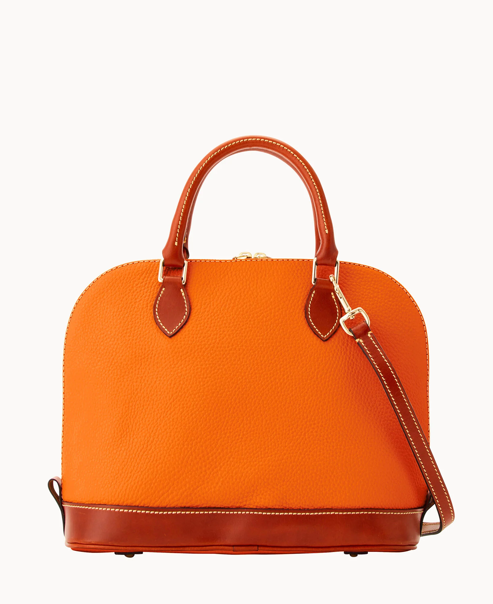 Pebble Grain Zip Zip Satchel - Image 25