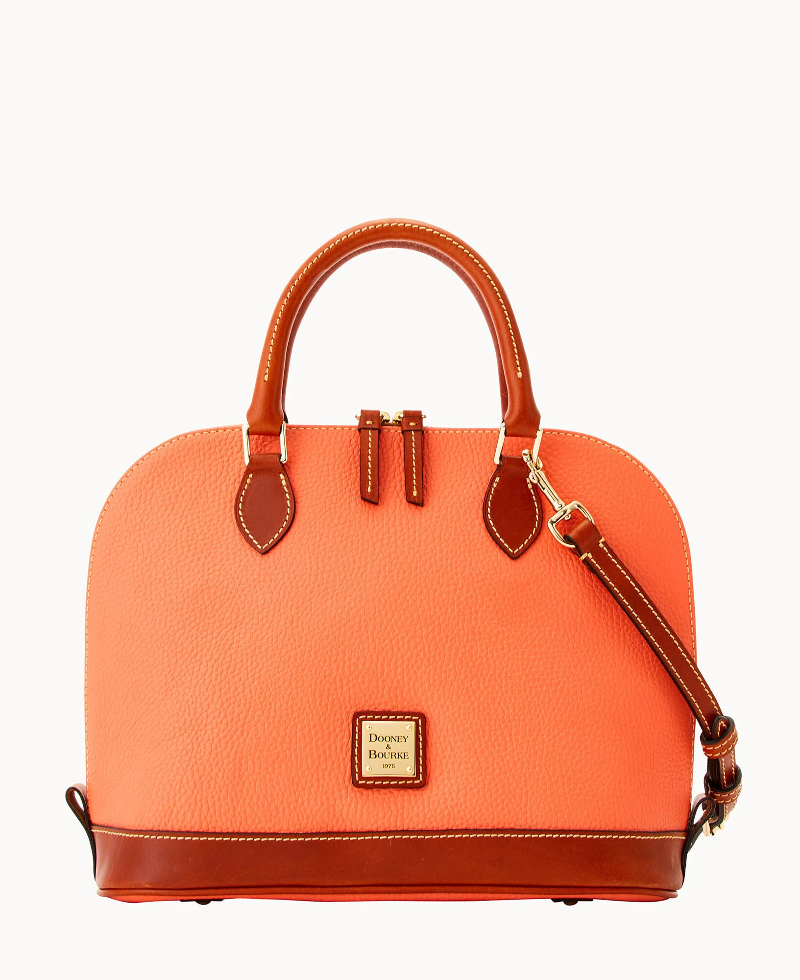 Pebble Grain Zip Zip Satchel - Image 27