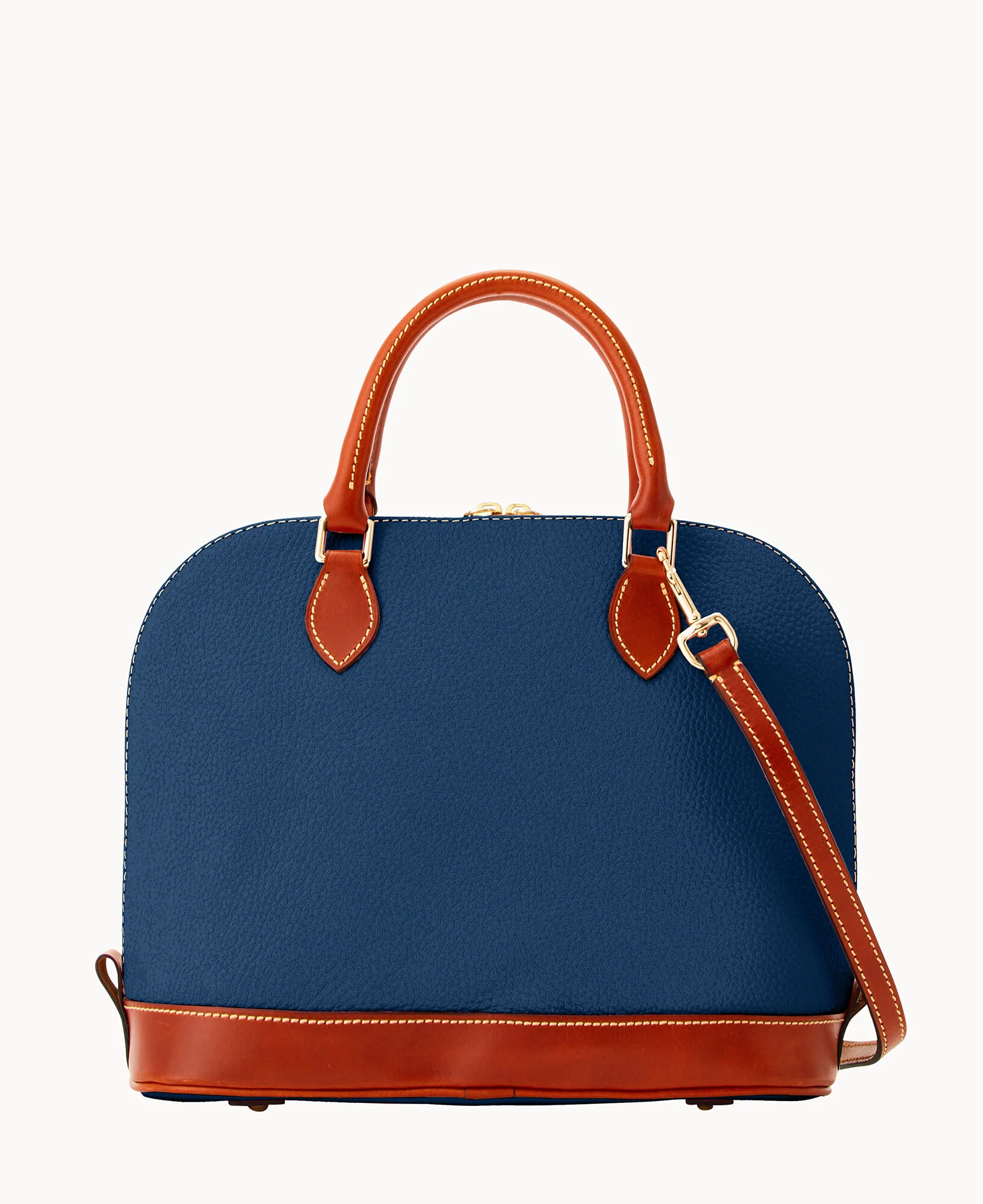 Pebble Grain Zip Zip Satchel - Image 47