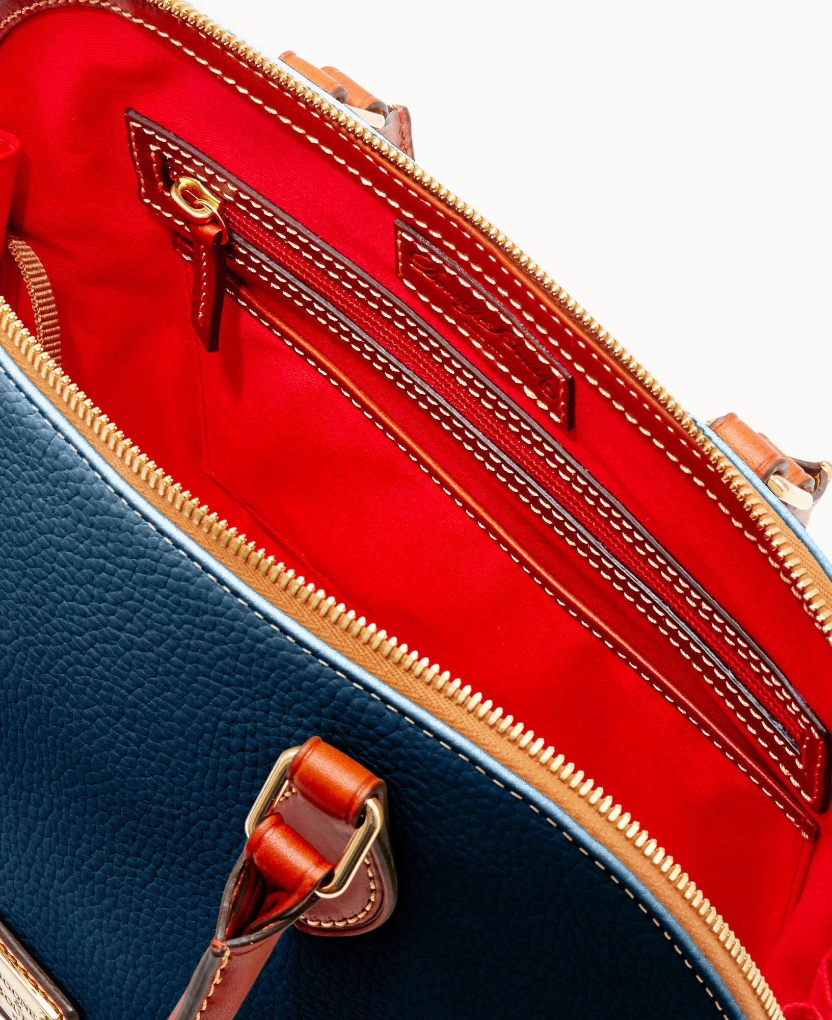 Pebble Grain Zip Zip Satchel - Image 50