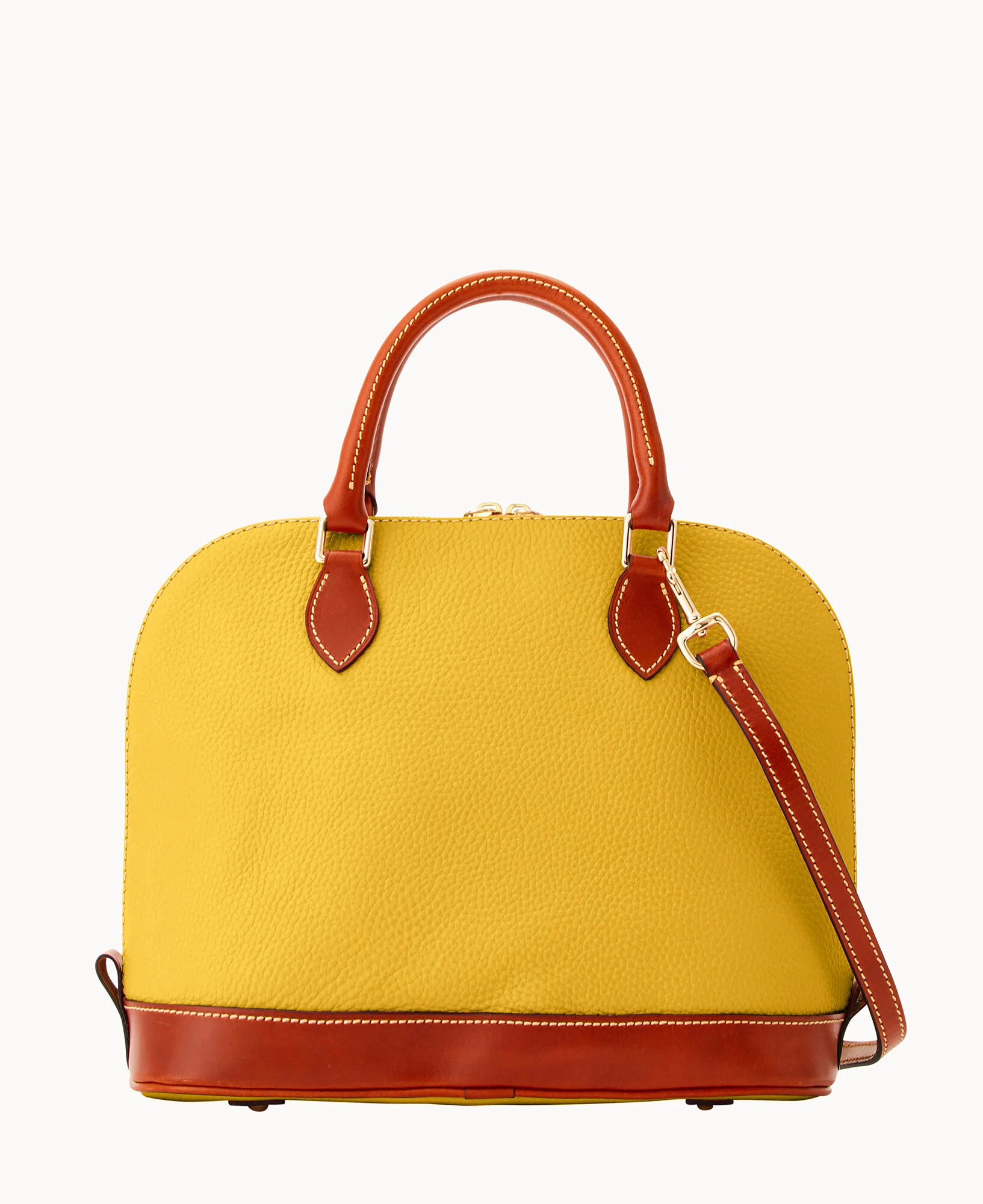 Pebble Grain Zip Zip Satchel - Image 94