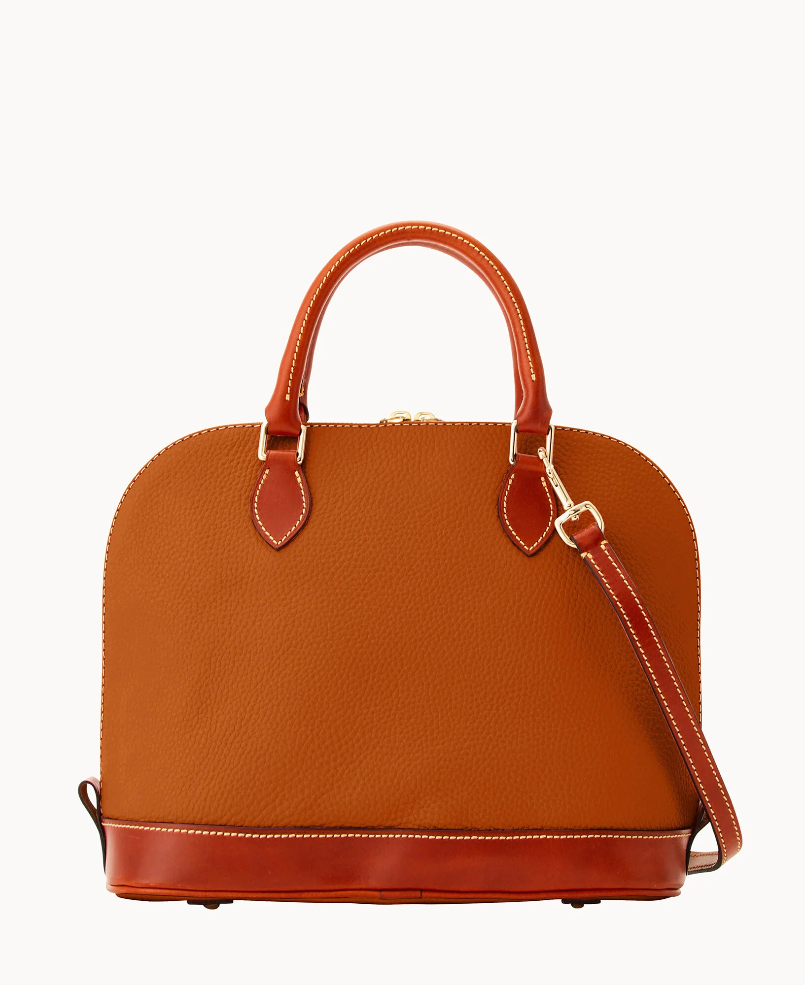 Pebble Grain Zip Zip Satchel - Image 98