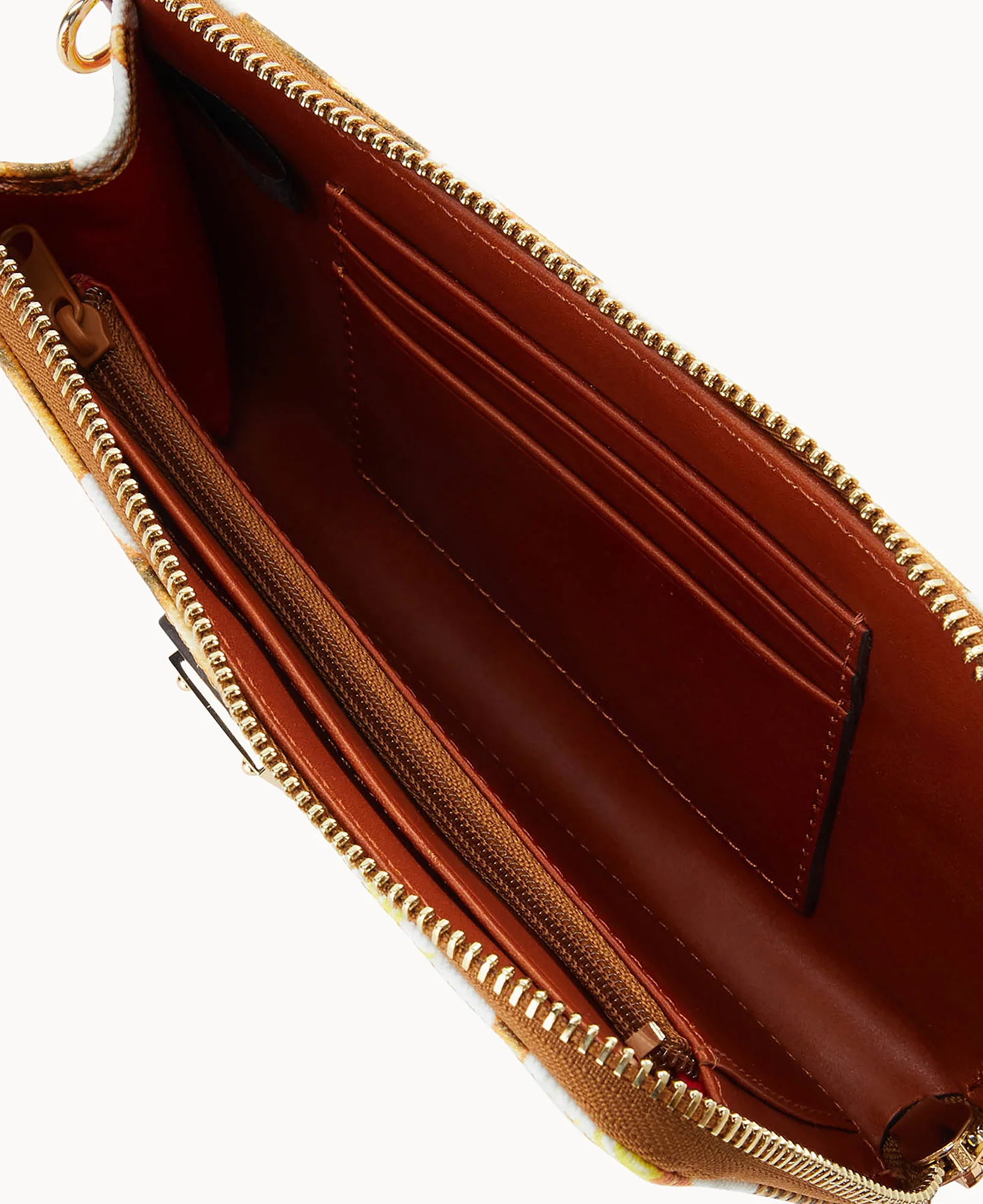Plumeria Folded Zip Wristlet - Image 5