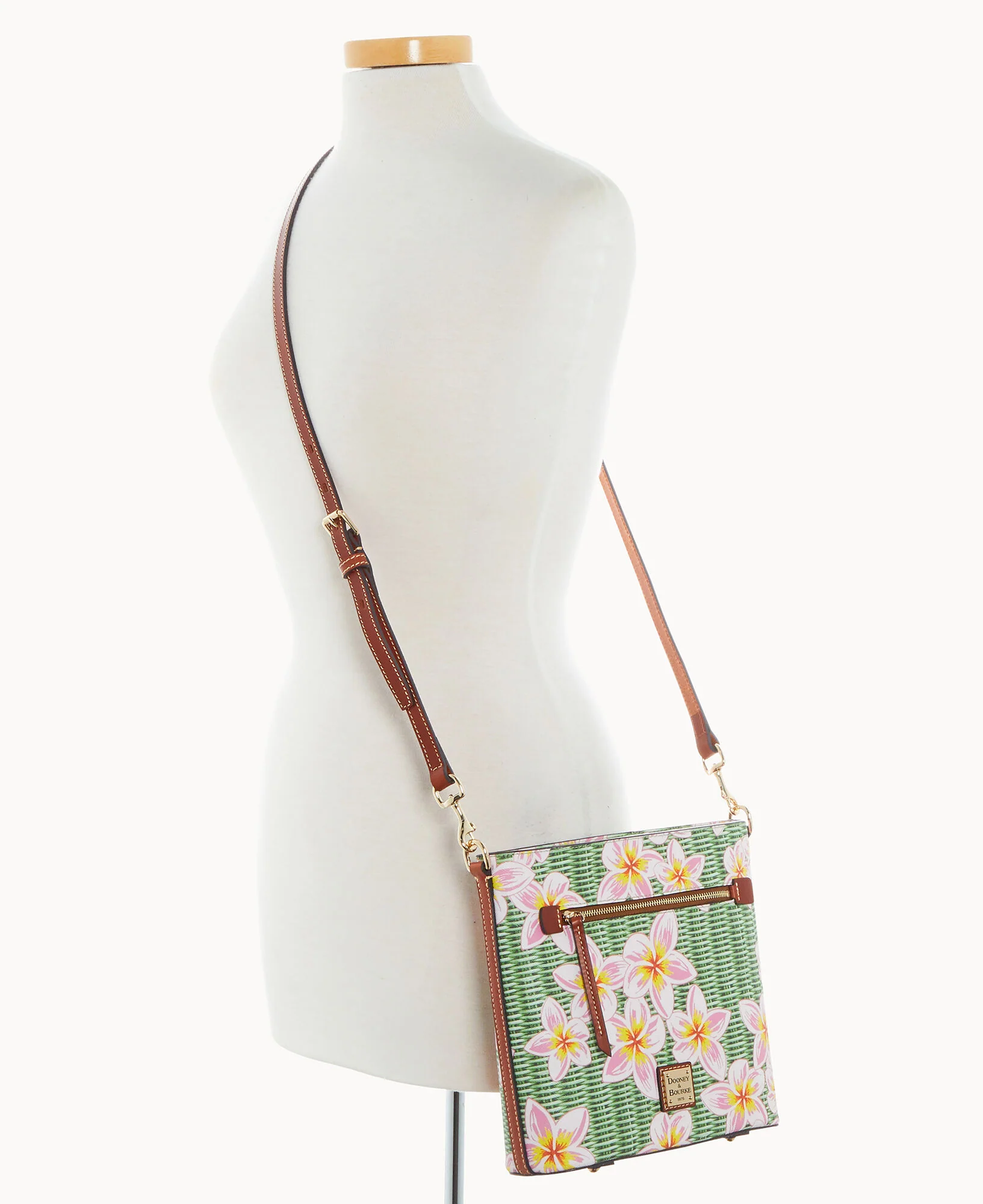 Plumeria Zip Crossbody - Image 11