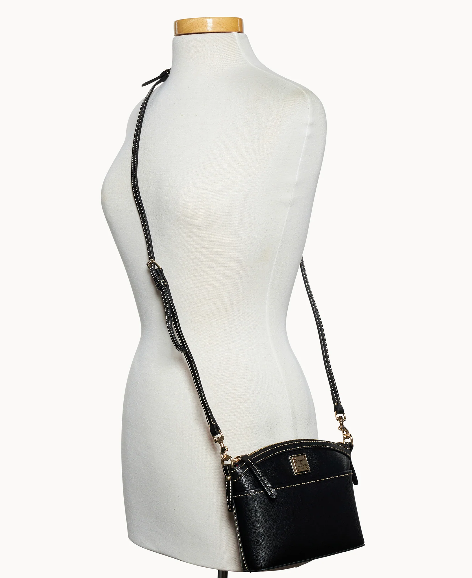 Saffiano Domed Crossbody - Image 4