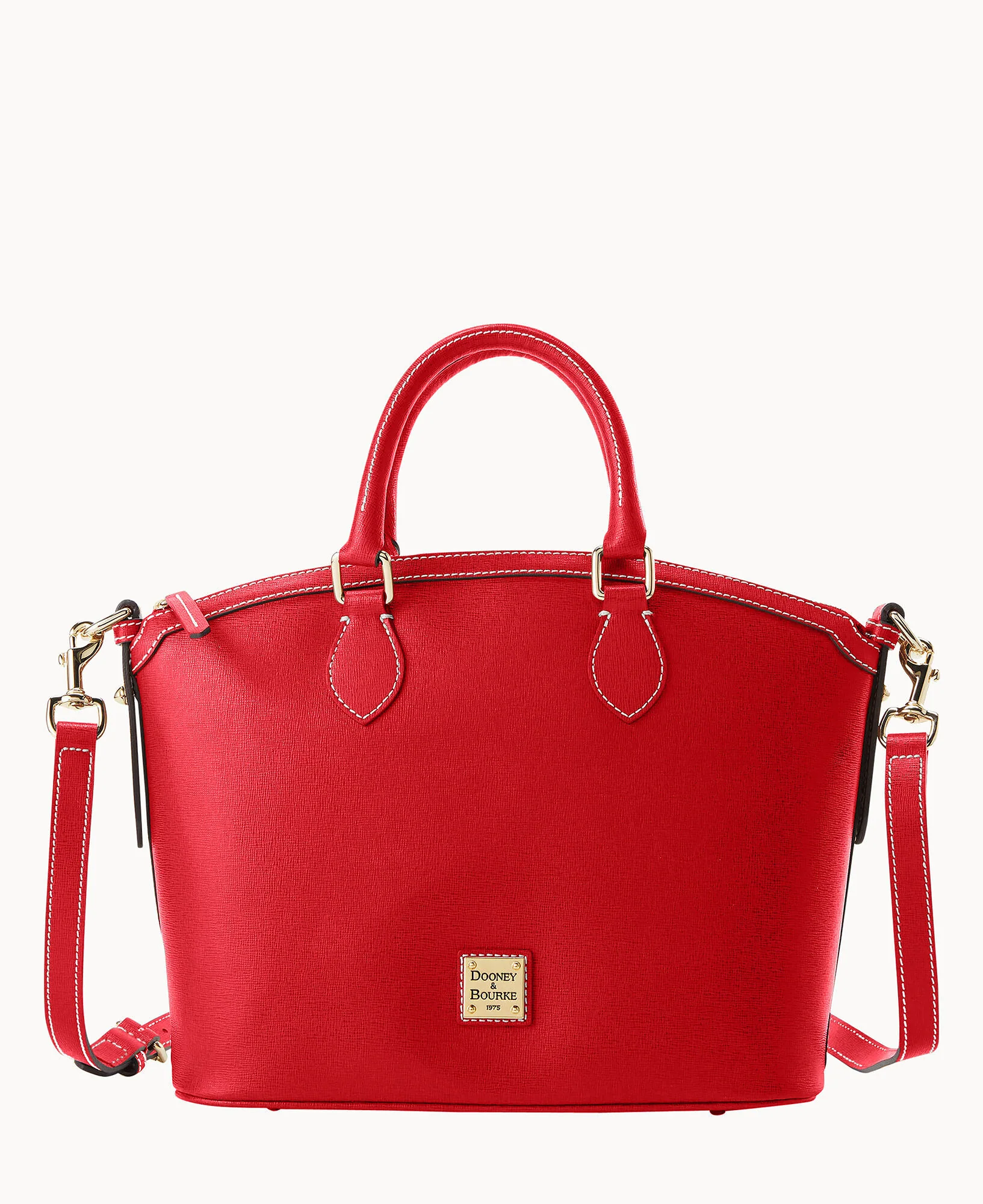 Saffiano Domed Satchel
