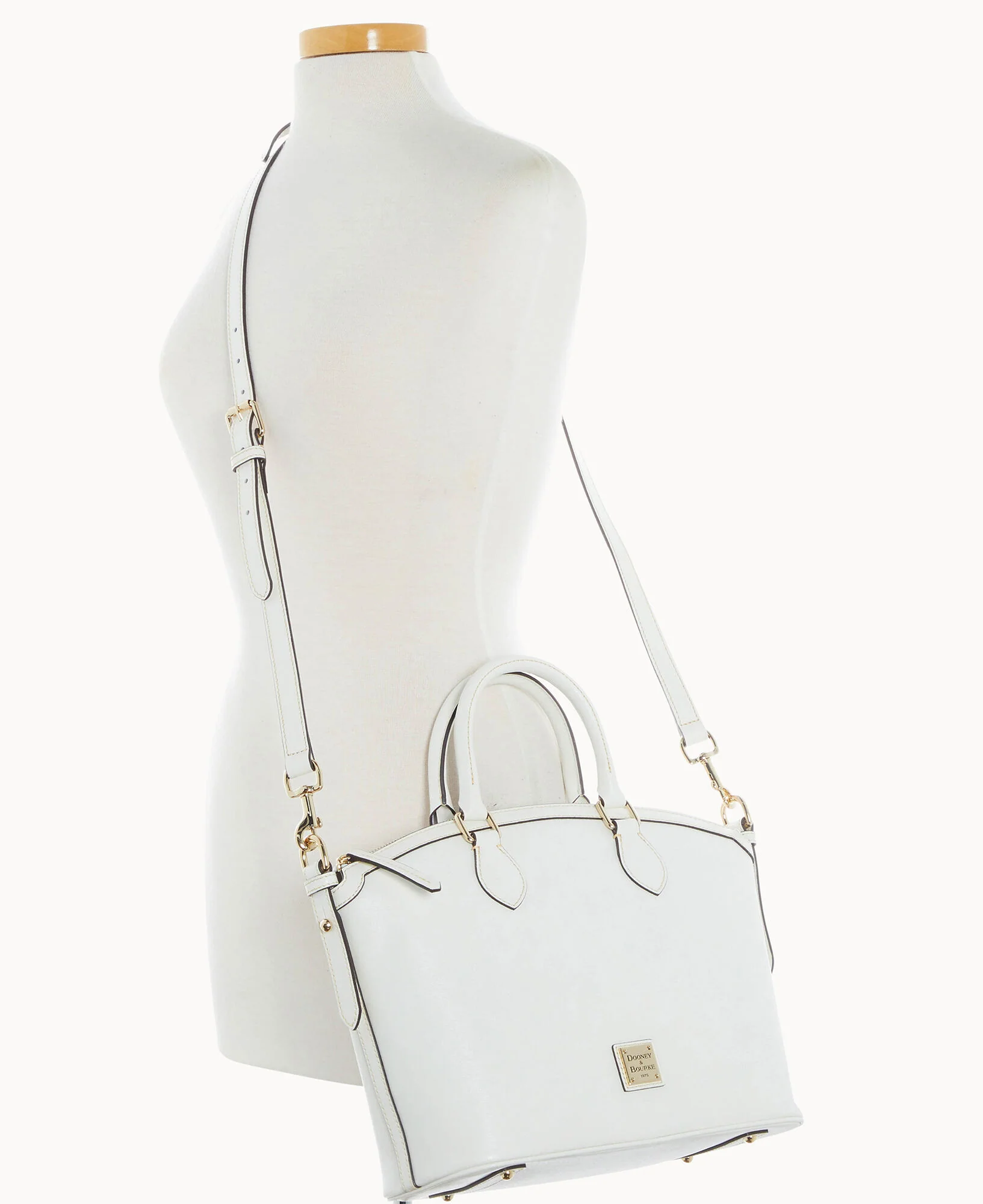 Saffiano Domed Satchel - Image 8